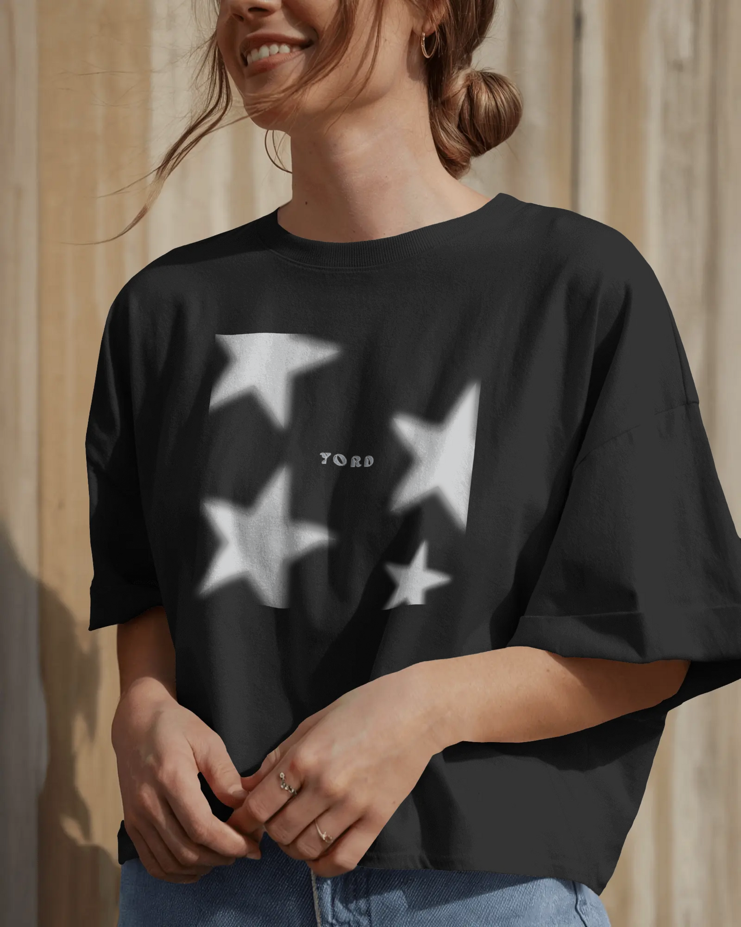 Premium Cosmic Stars Oversized T-Shirt | Limited Edition
