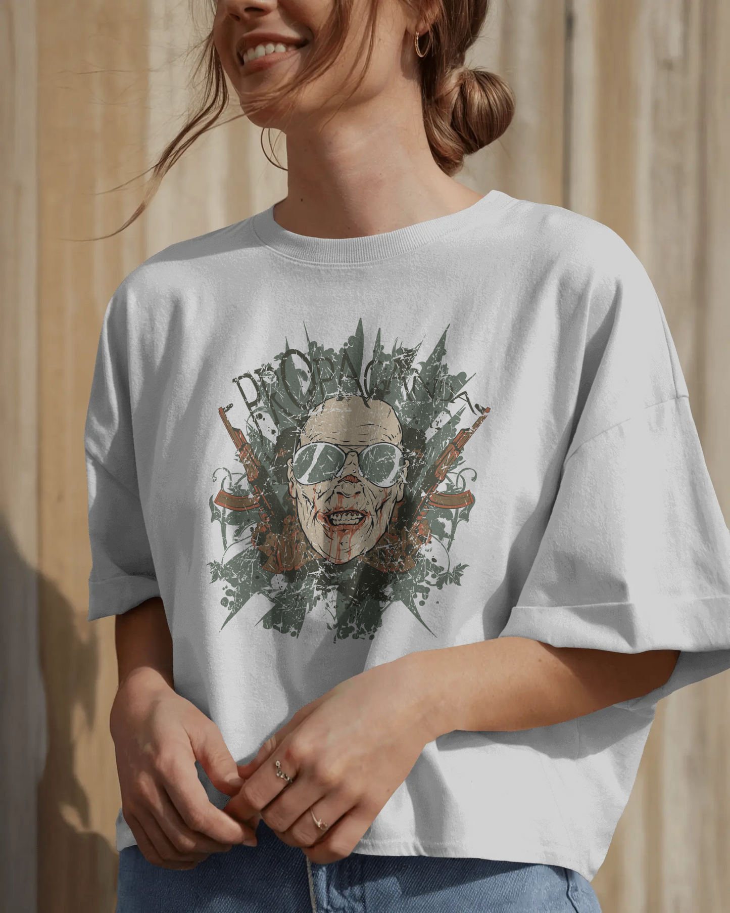 Premium Winged Skull Oversized T-shirt | Limited Edition