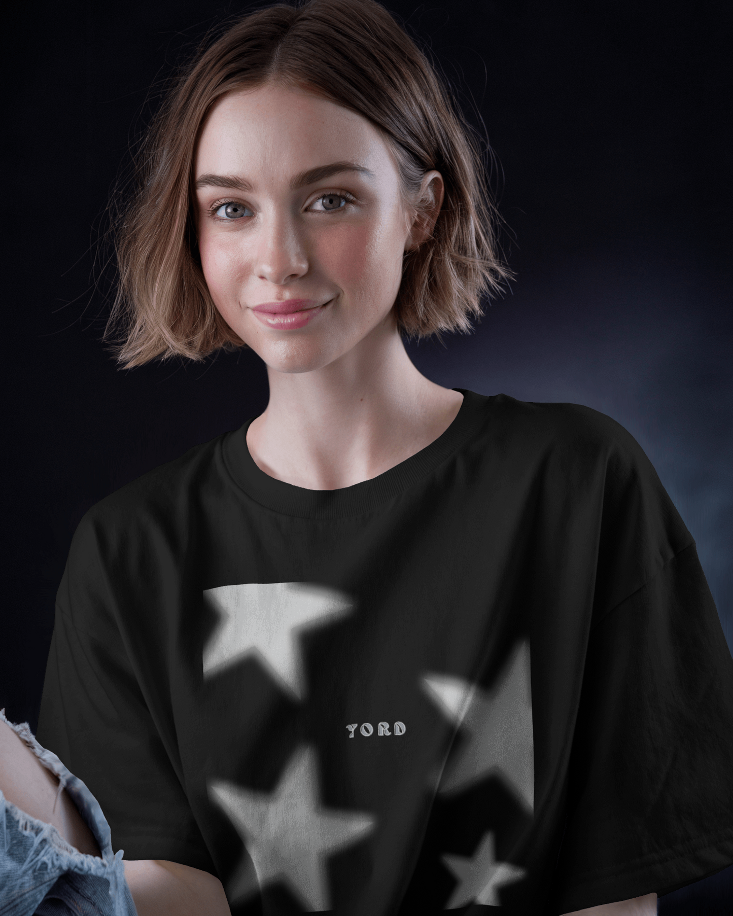 Premium Cosmic Stars Oversized T-Shirt | Limited Edition