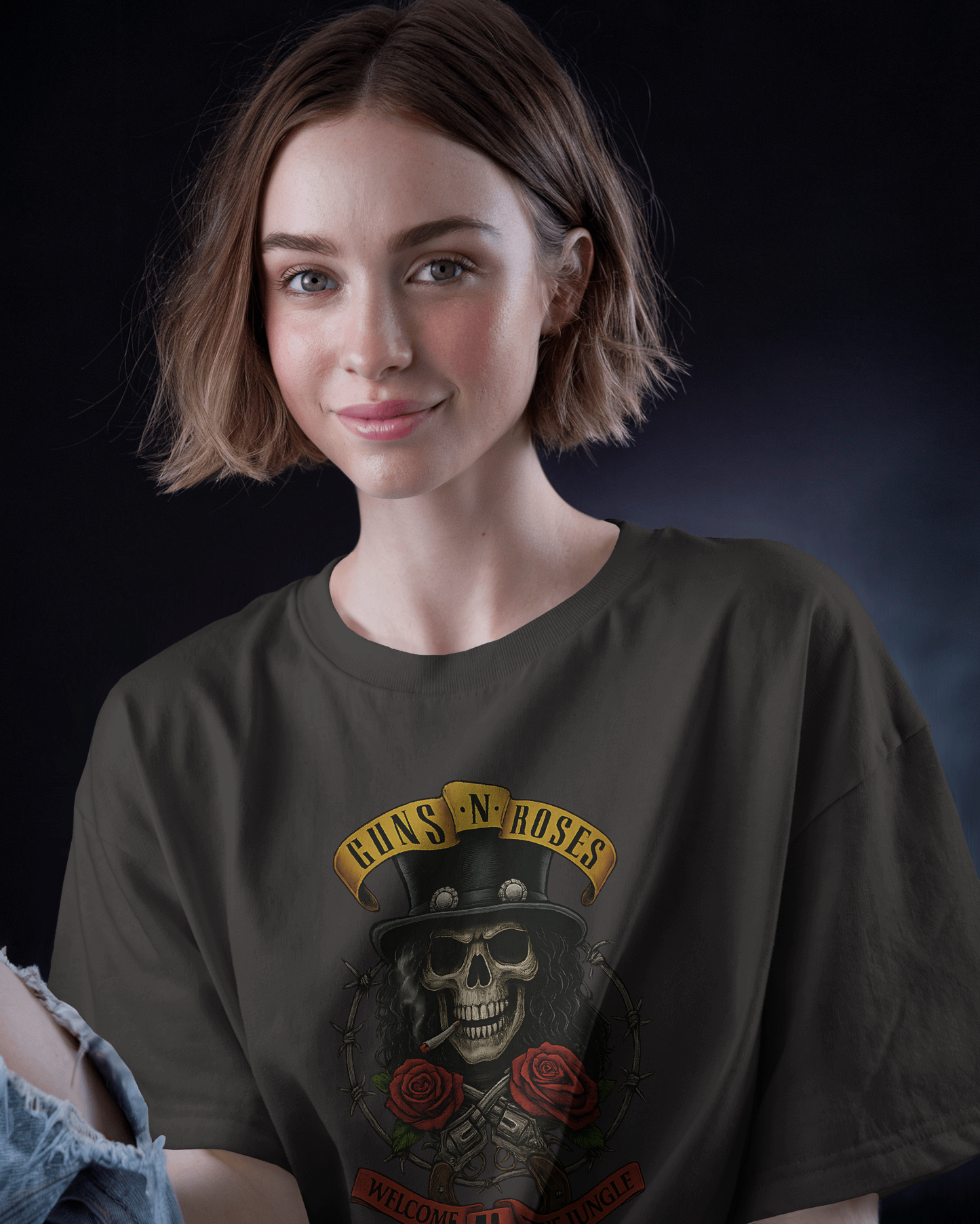 Premium Guns N' Roses 'Welcome to the Jungle' Oversized T-shirt