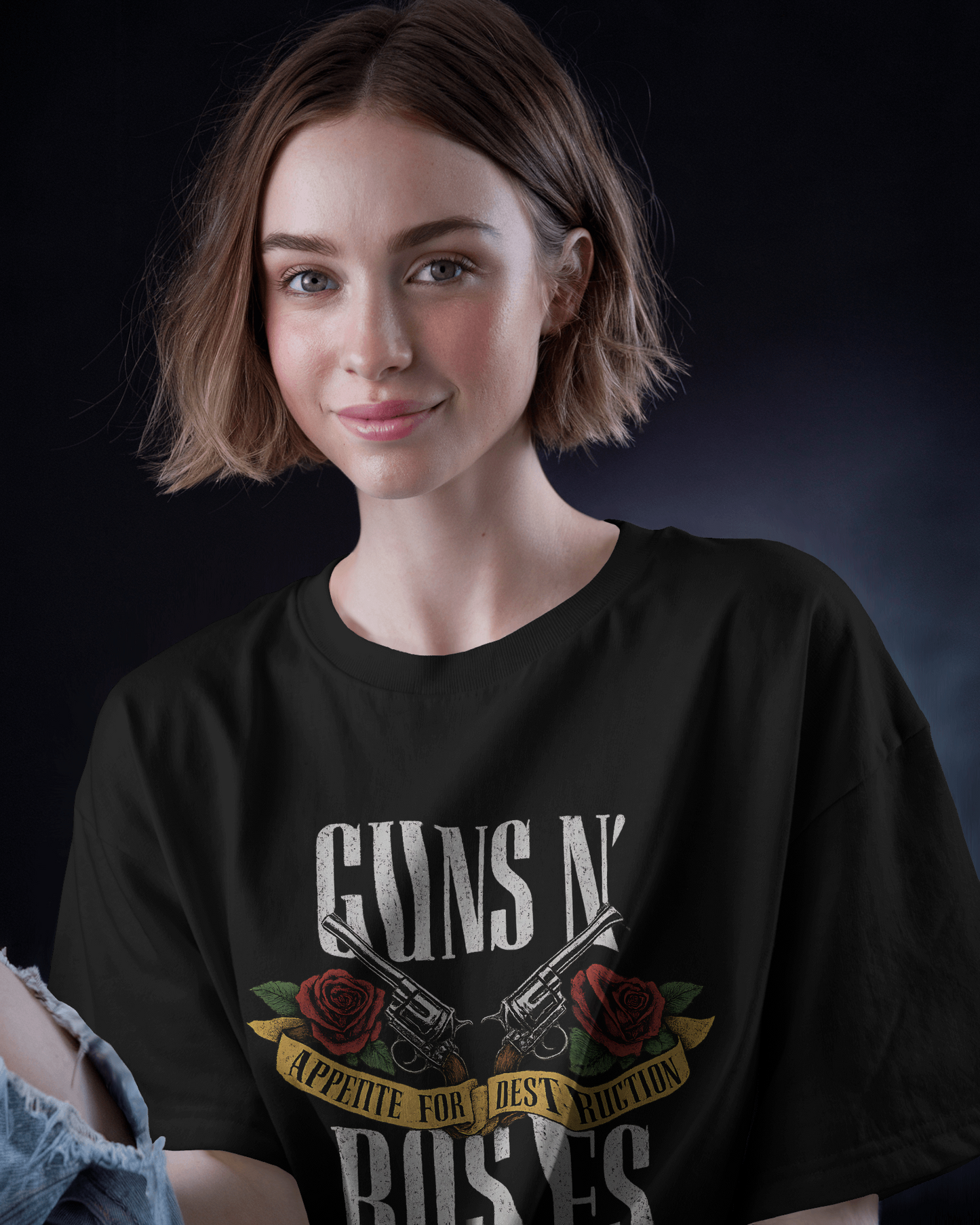 Premium Guns N' Roses Appetite For Destruction Oversized Tee