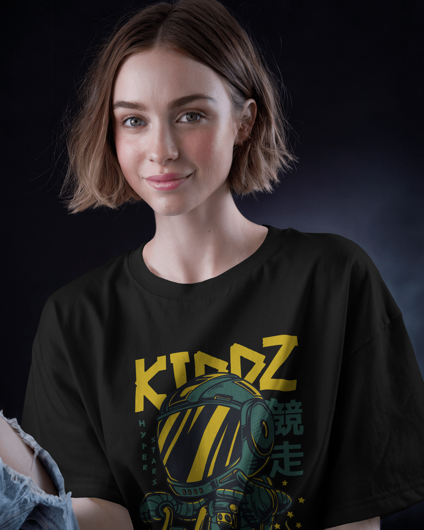 Premium Space Rider Oversized T-shirt - KIDZ Edition