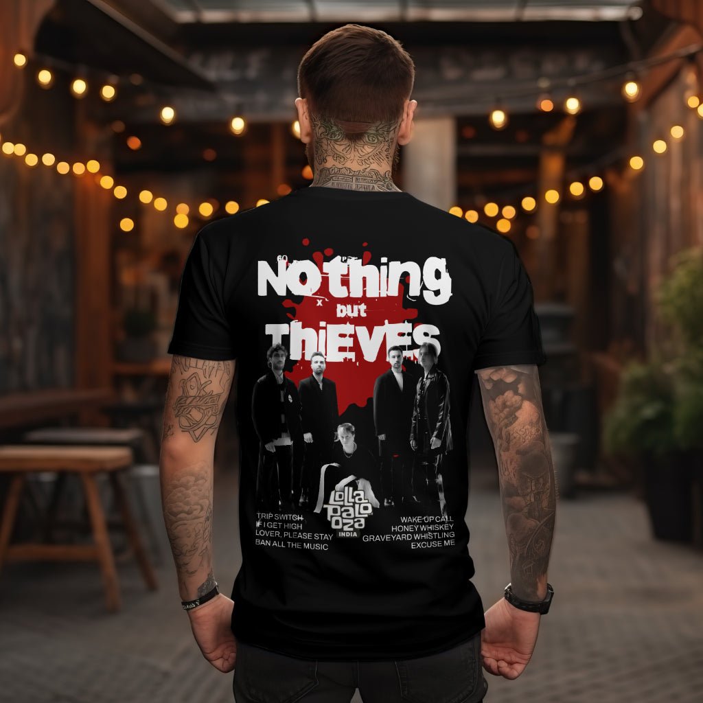 NOTHING BUT THIEVES Premium Oversized Graphic T-Shirt – Lollapalooza India Edition - YORD
