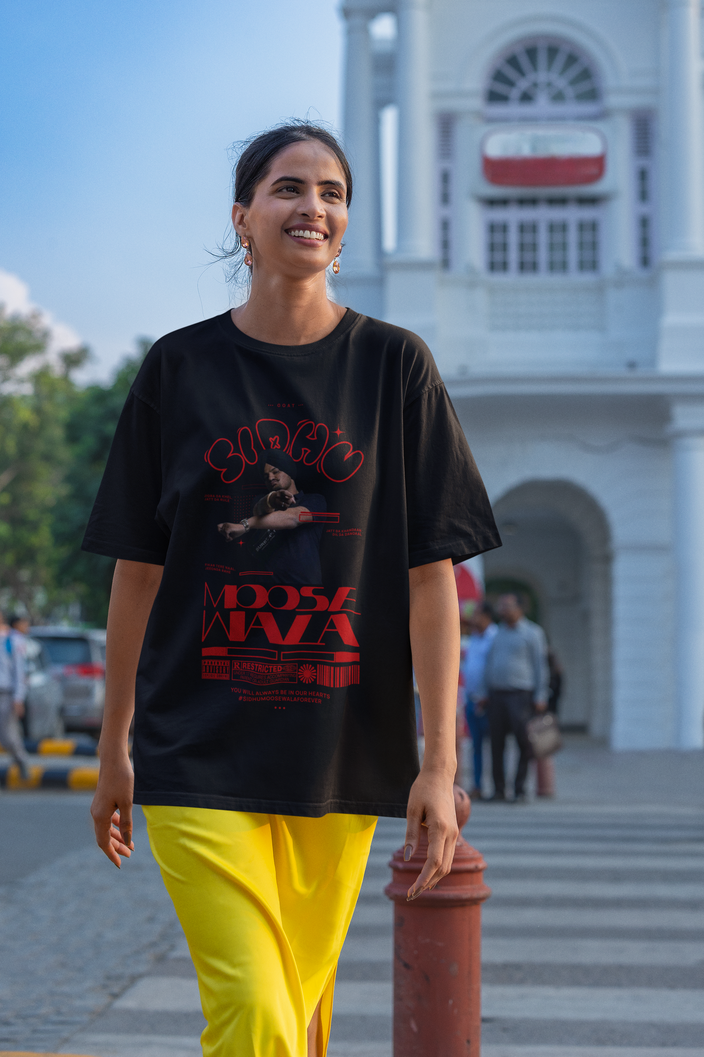 Premium Oversized Sidhu Moose Wala Tribute T-shirt | Limited Edition