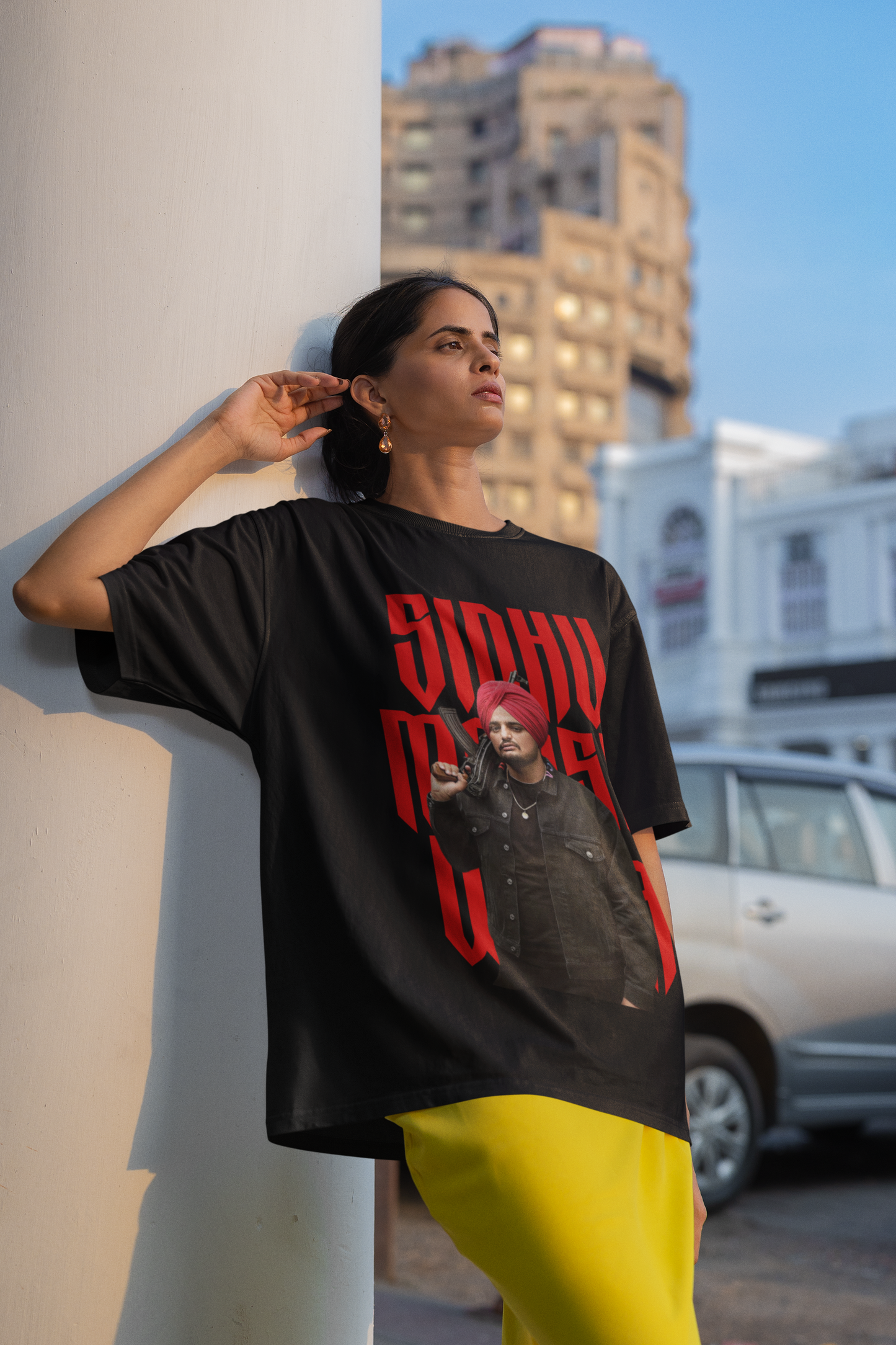 Premium Sidhu Moosewala Limited Edition Oversized T-shirt