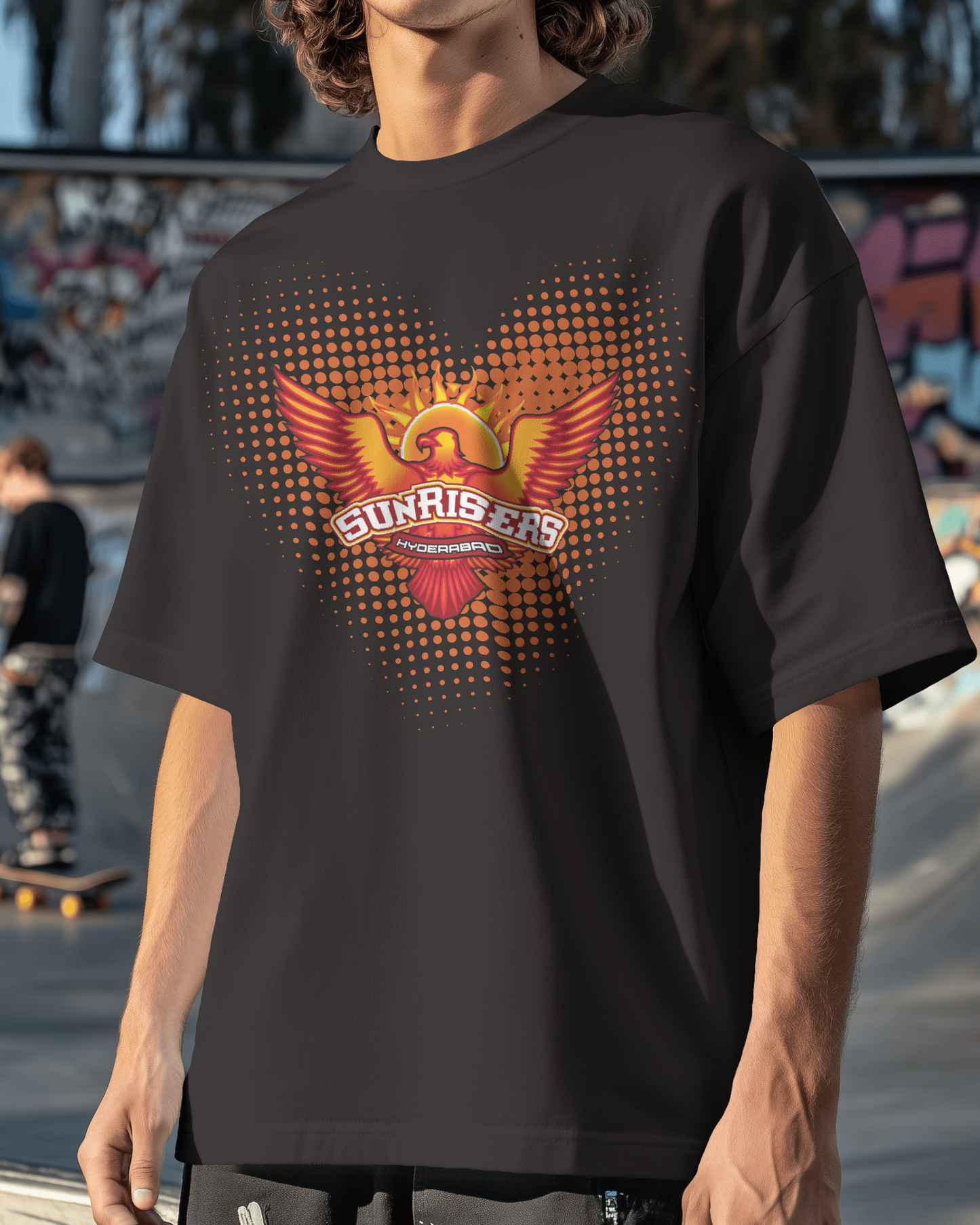 Premium Sunrisers Hyderabad Oversized Cricket Fan T-shirt