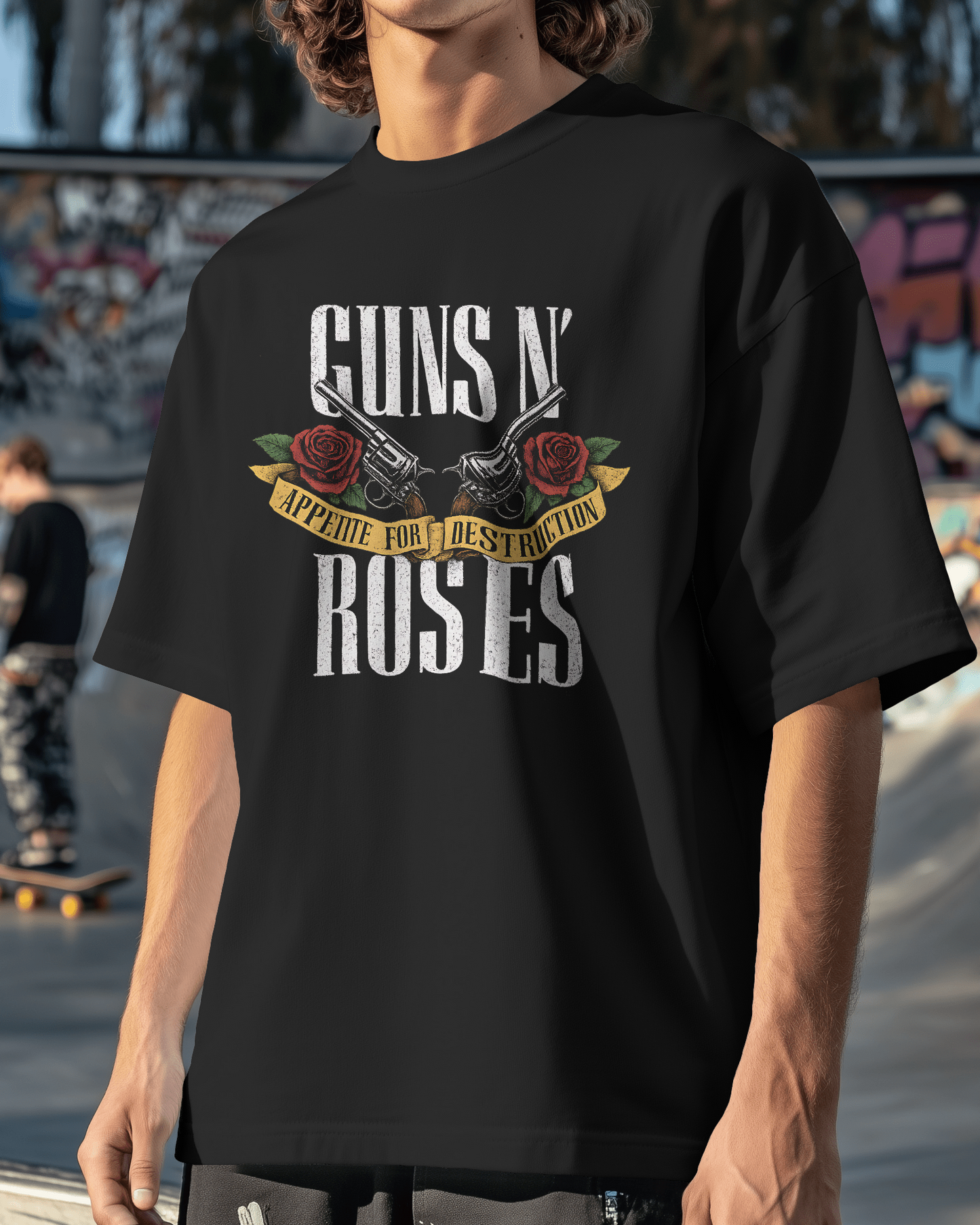 Premium Guns N' Roses Appetite For Destruction Oversized Tee