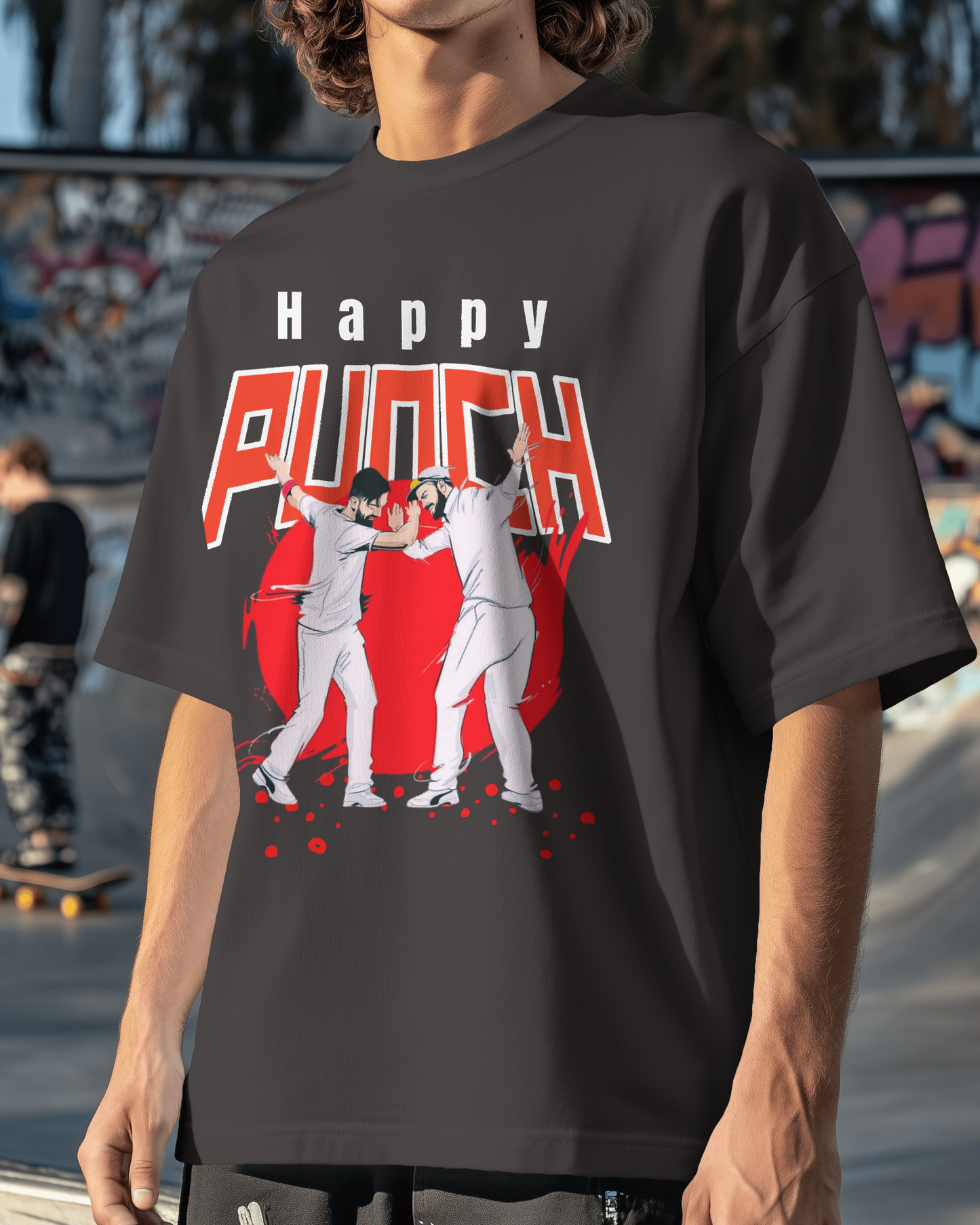 Premium IPL Happy Punch Oversized T-shirt | Limited Edition
