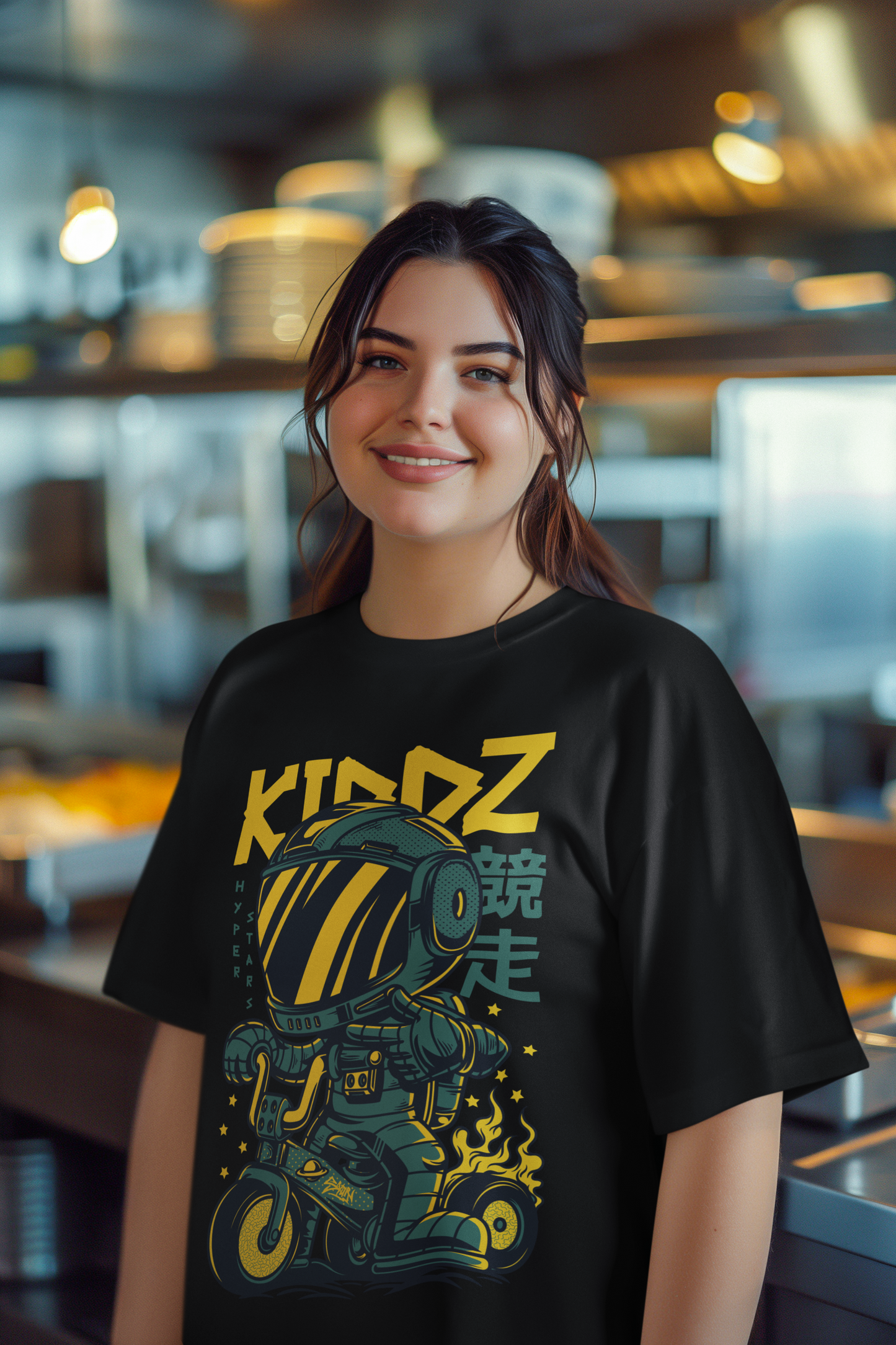 Premium Space Rider Oversized T-shirt - KIDZ Edition