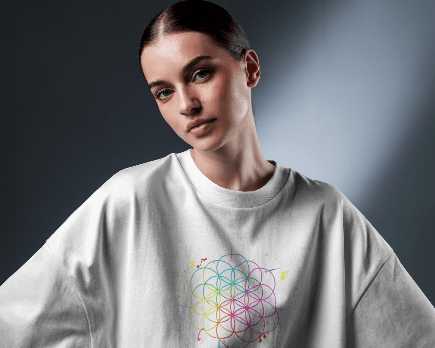 Premium Coldplay Oversize French Terry Cotton T-shirt - 240 GSM Luxury Concert Wear - YORD