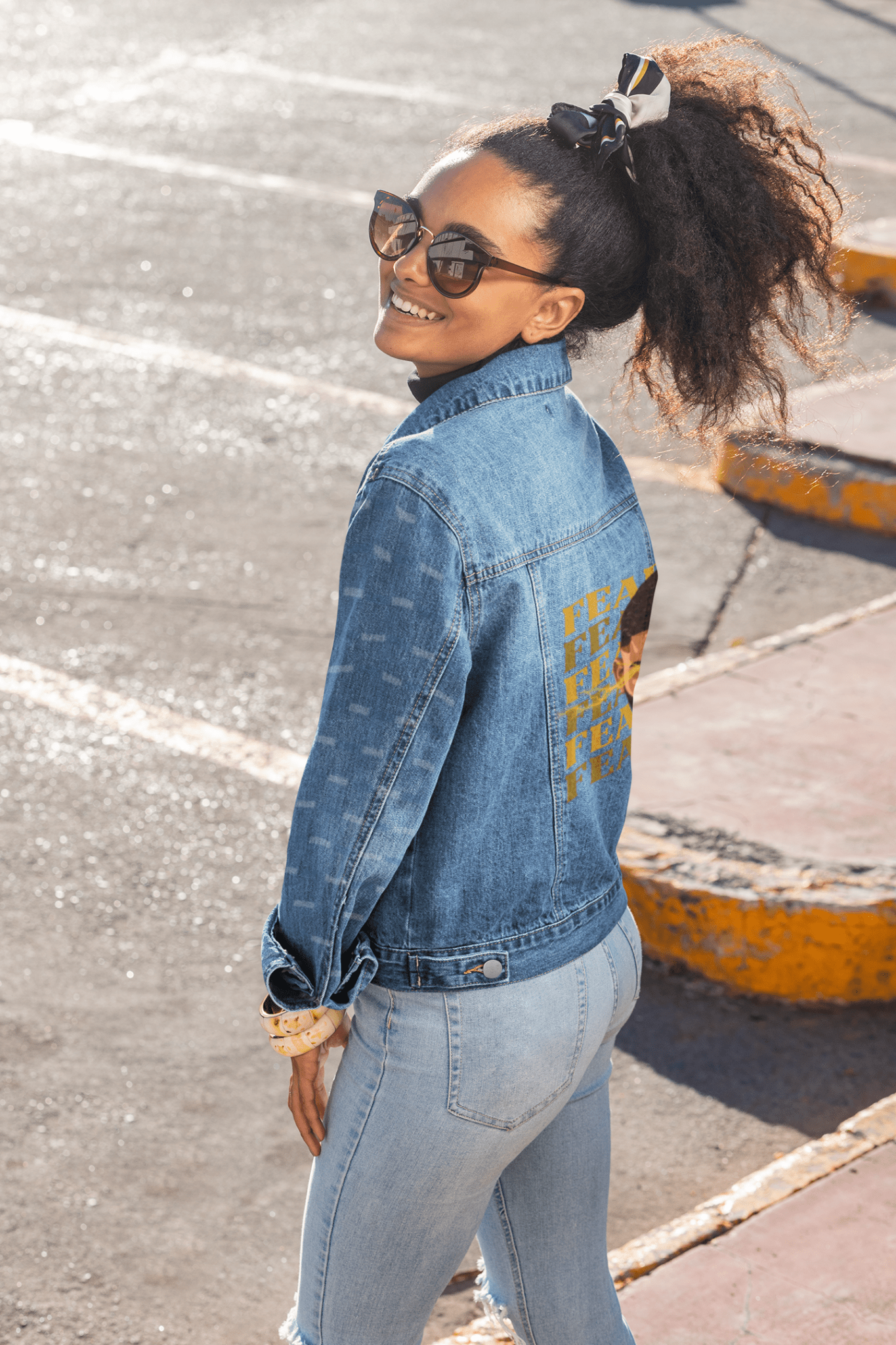 Premium Fearless Collection Denim Jacket - Cricket Fan Edition - YORD