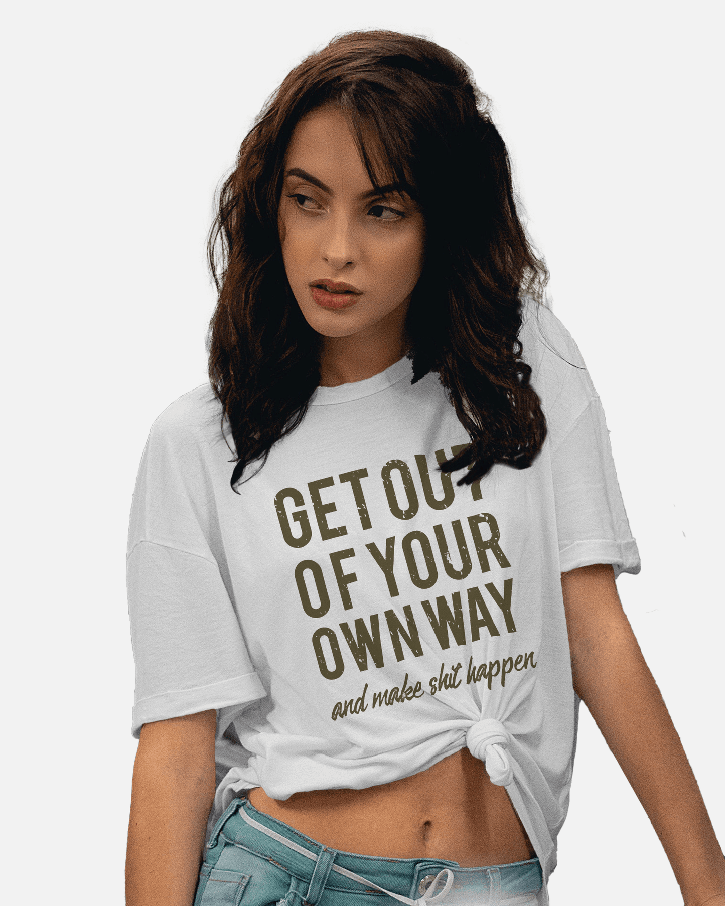 Premium 'Get Out Of Your Own Way' Motivational T-shirt - YORD