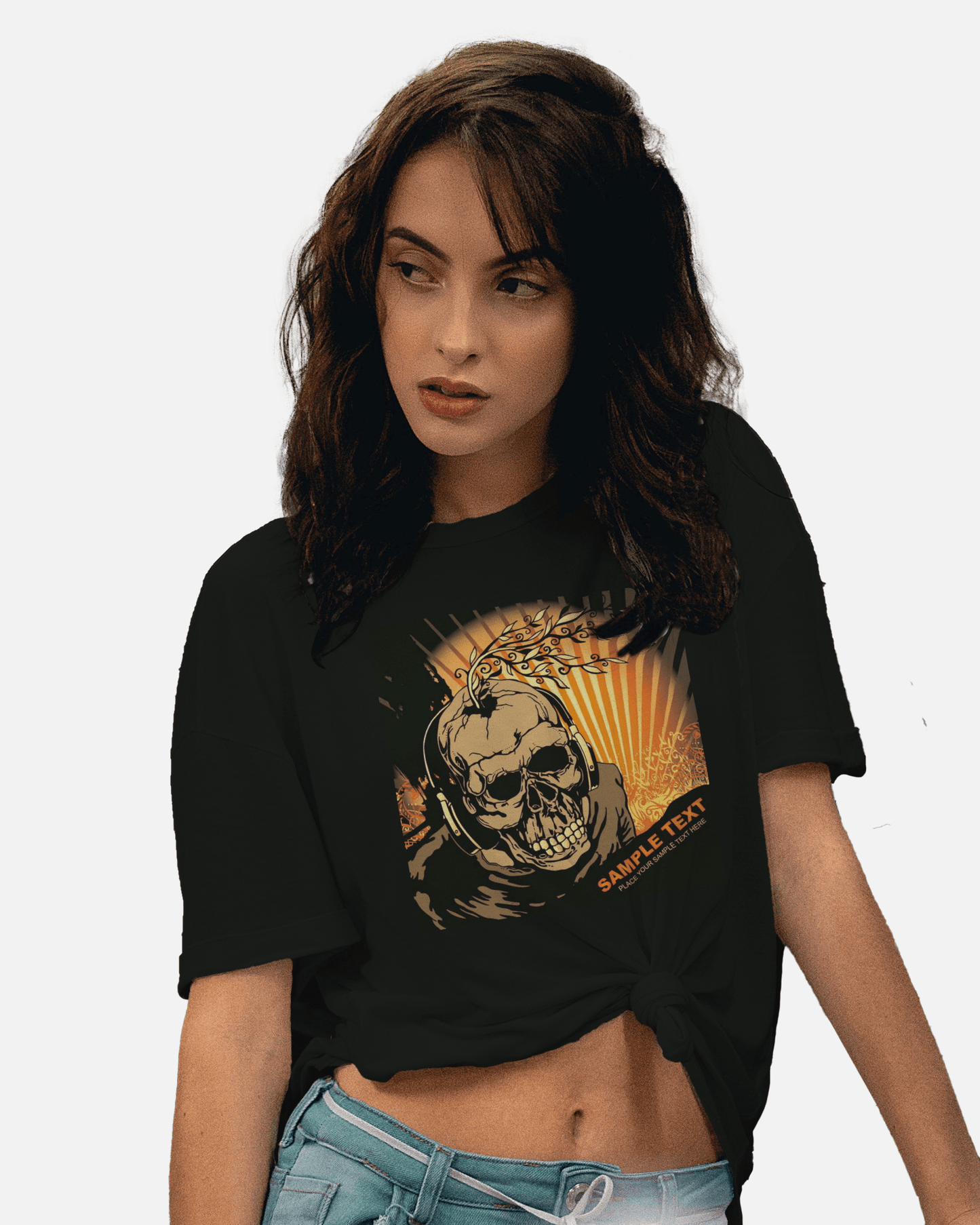 Premium Gone Fishing Distressed Print Regular T-shirt - YORD