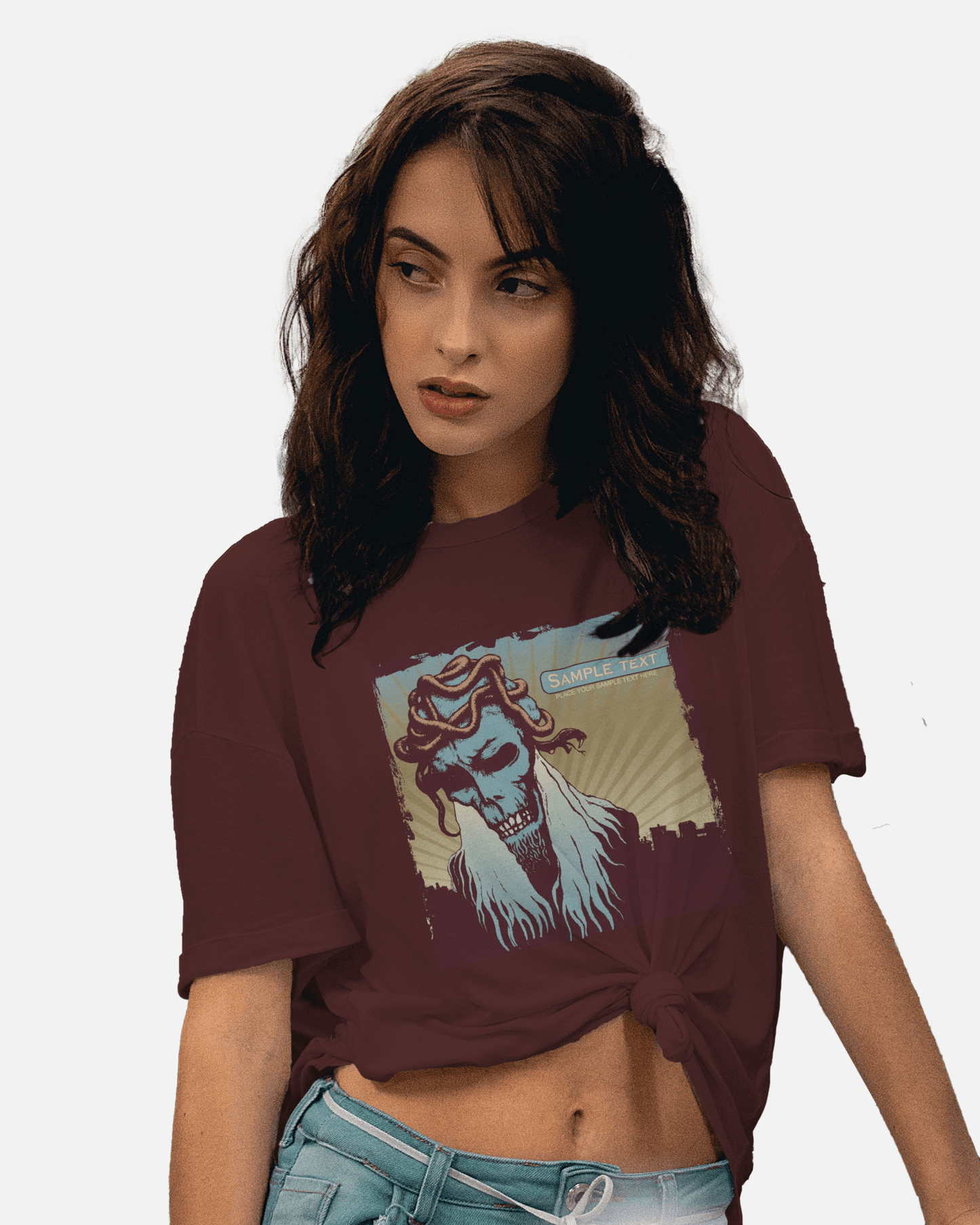 Premium Gothic Skull Crown Graphic Tee | Limited Edition - YORD