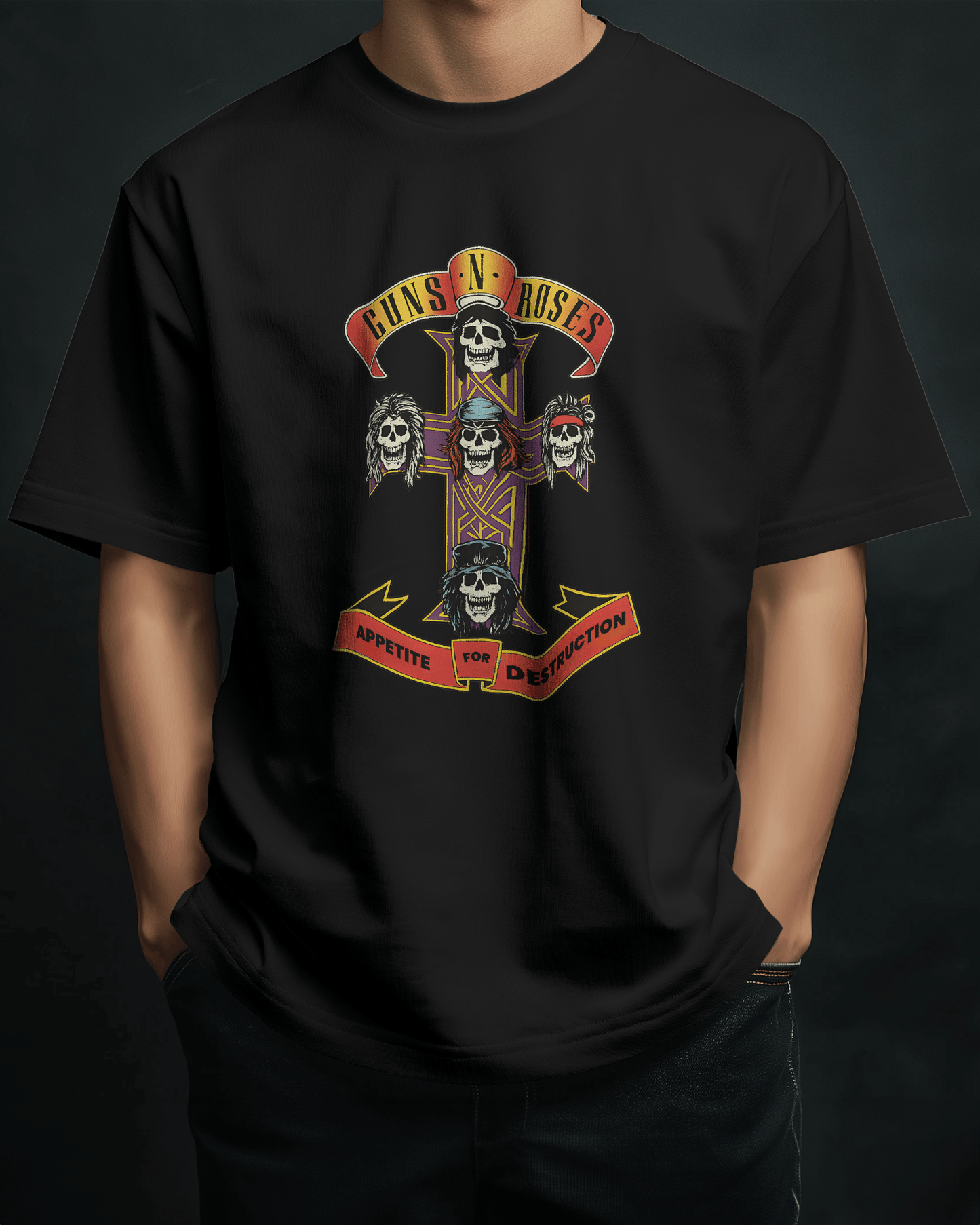 Premium Guns N' Roses Appetite For Destruction Band T-shirt - YORD
