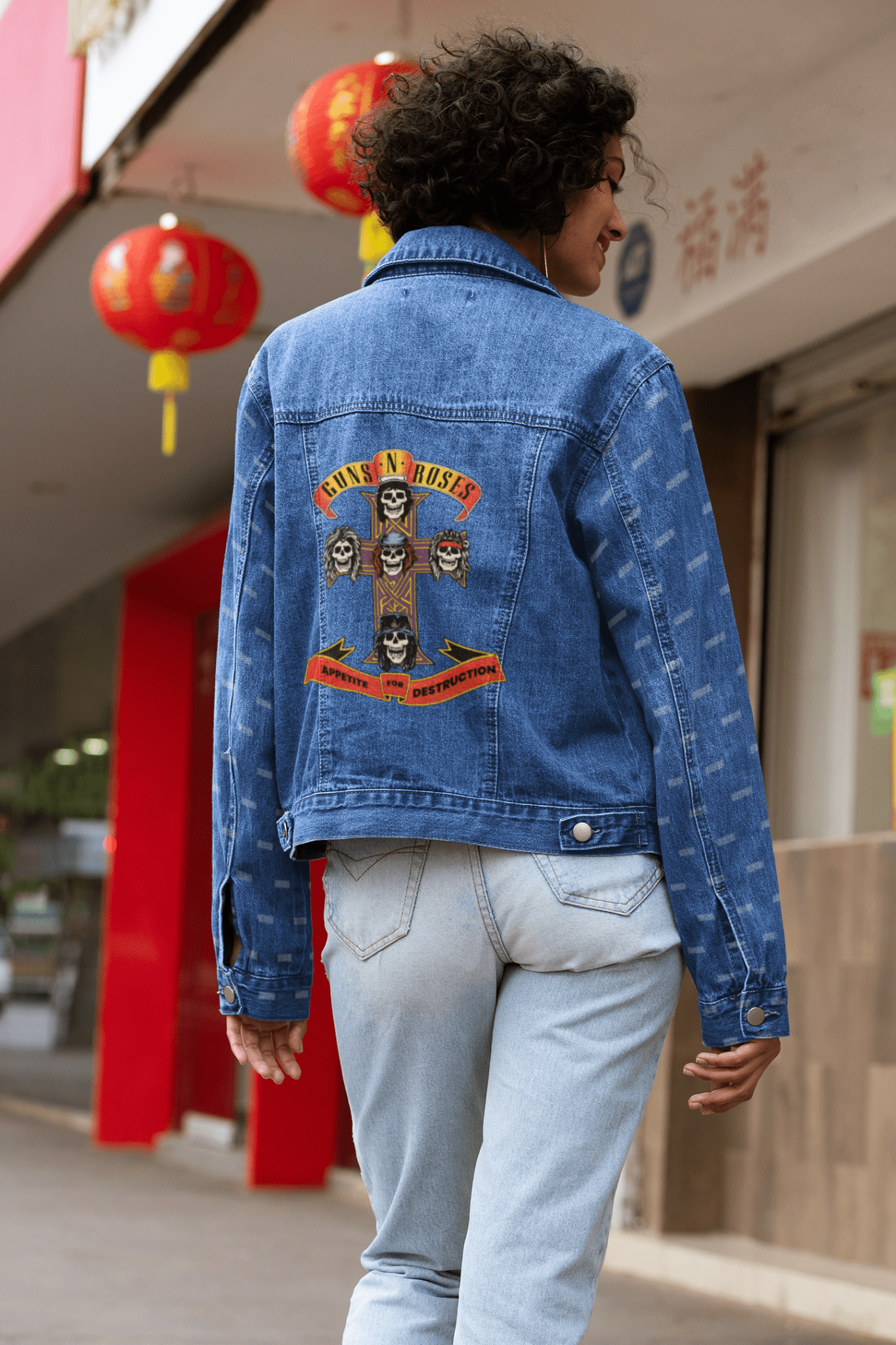 Premium Guns N' Roses Appetite For Destruction Denim Jacket - YORD