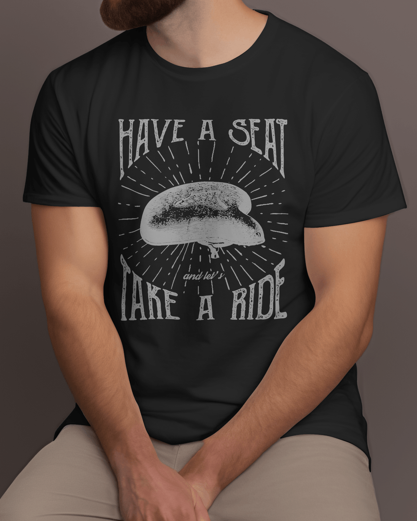 Premium 'Have a Seat' Motorcycle Graphic T-shirt - YORD