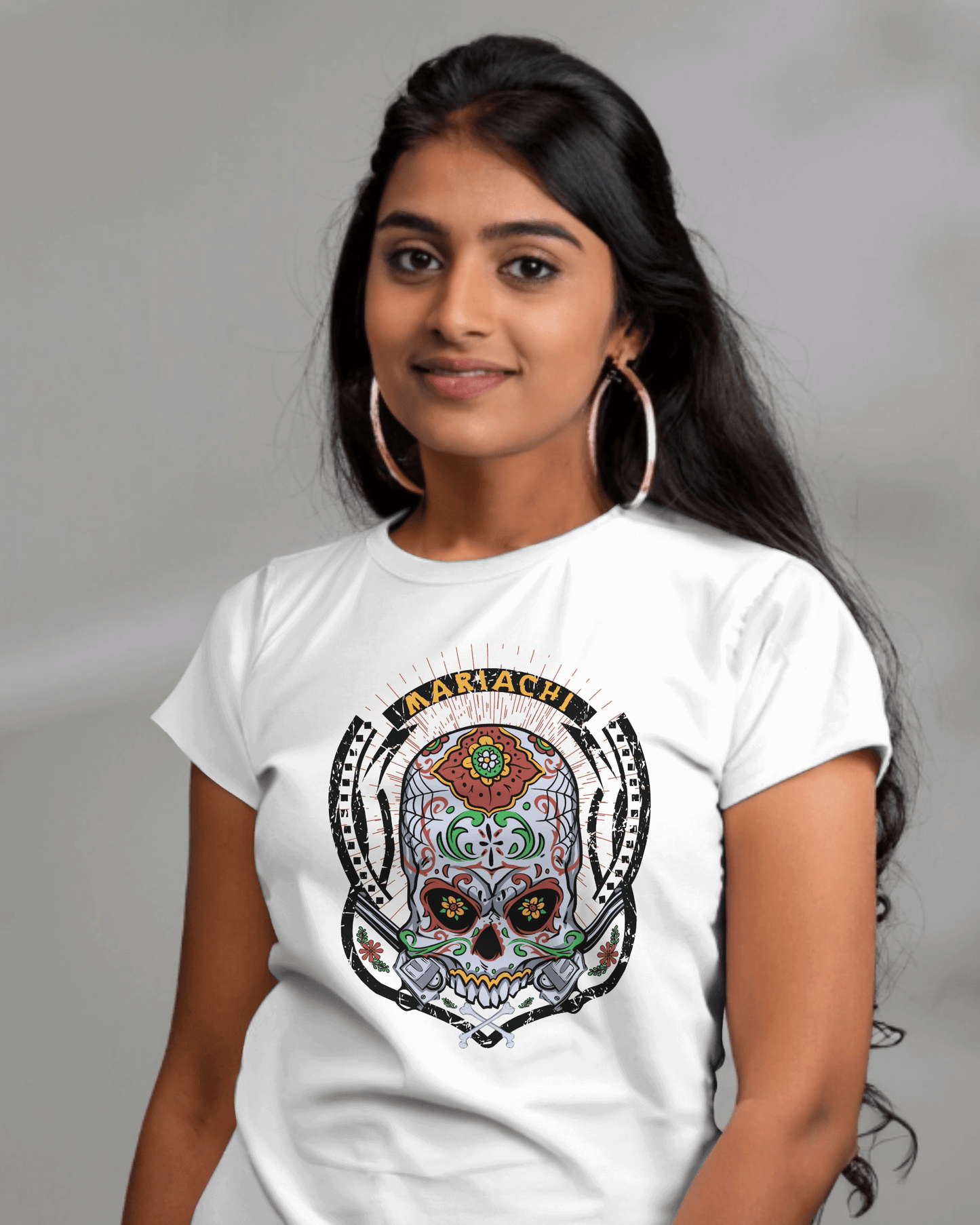 Premium Mariachi Sugar Skull Limited Edition T-shirt - YORD