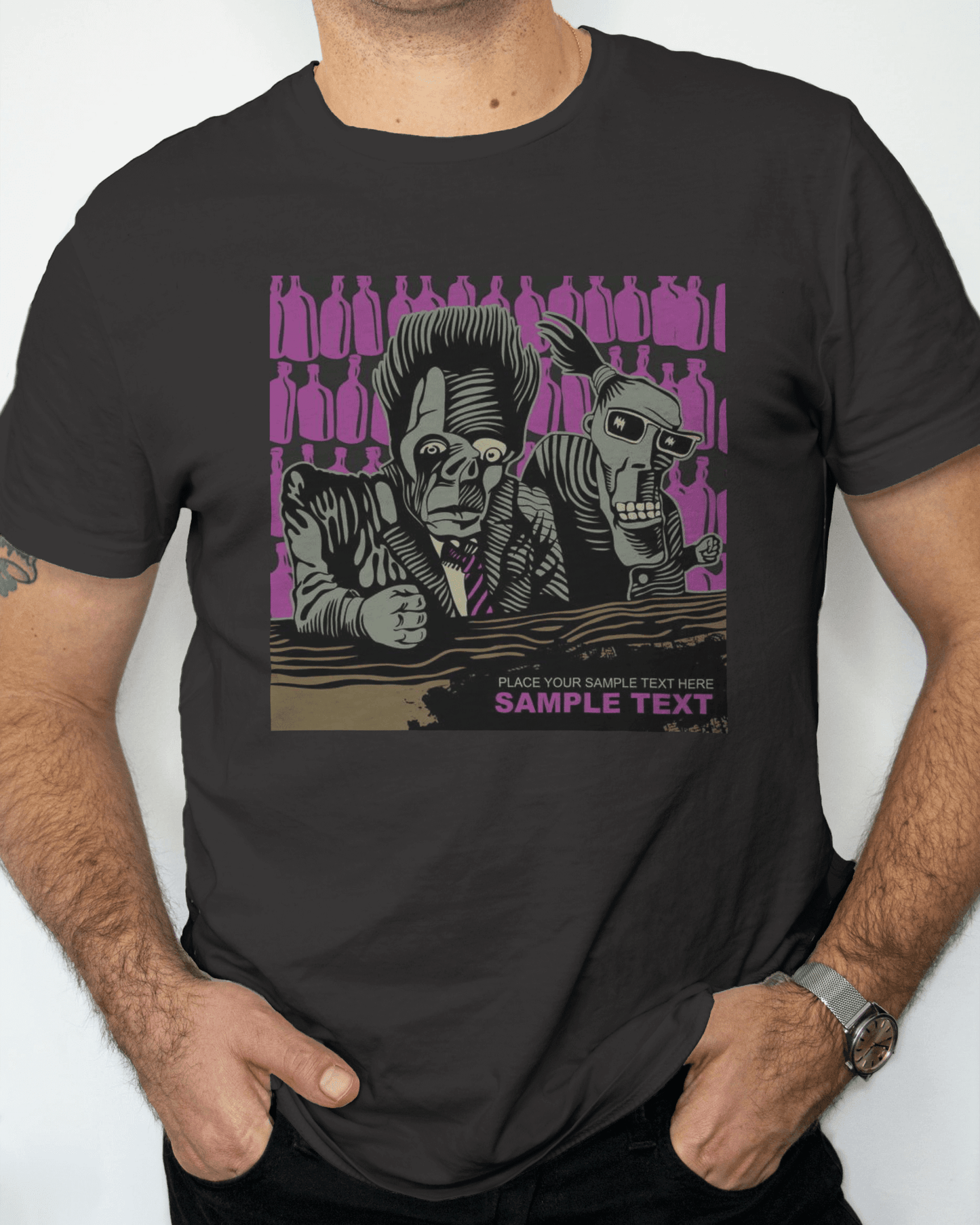 Premium Monster Duo Graphic Regular T-shirt - YORD