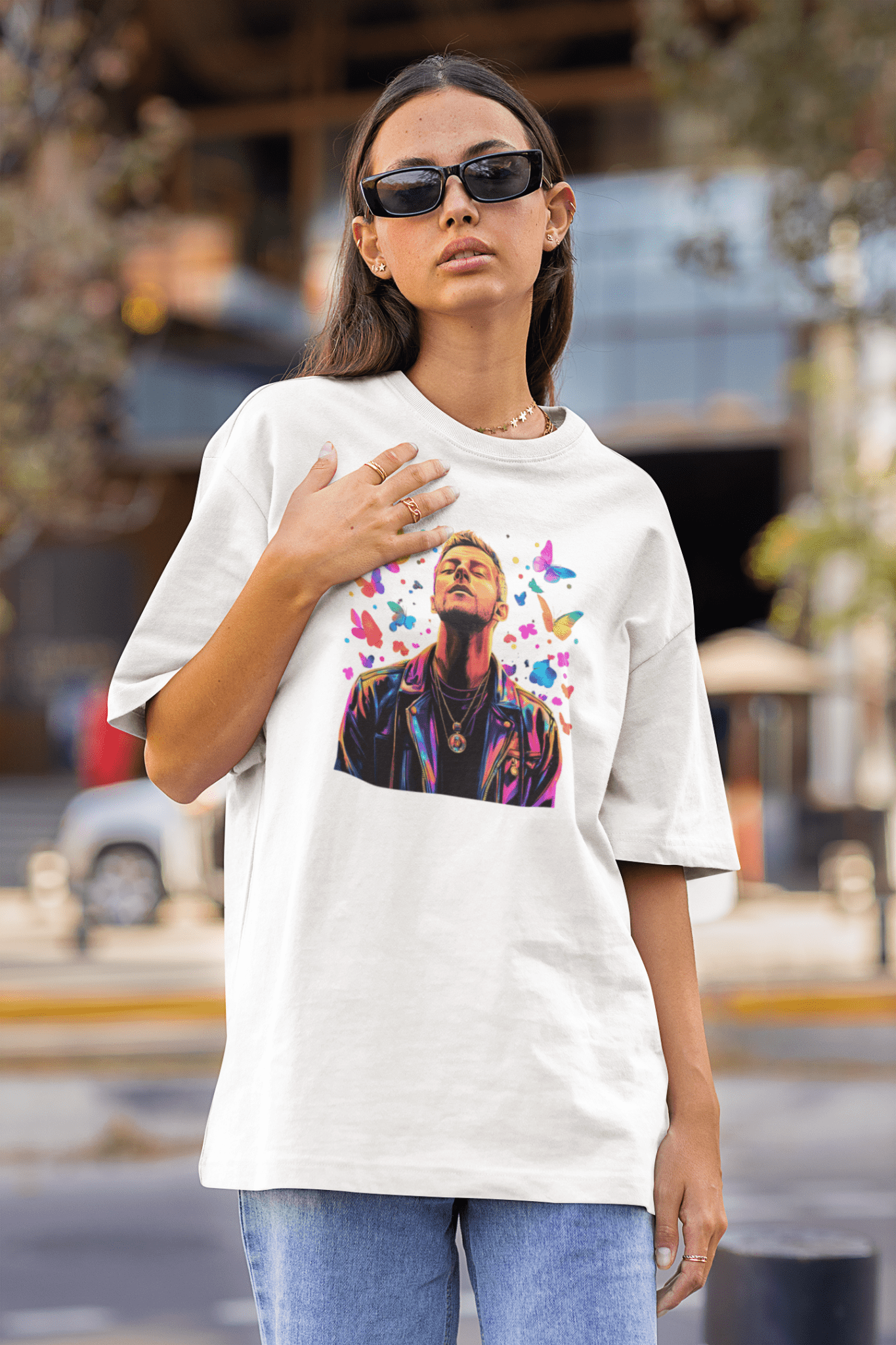 Premium Oversize Coldplay Concert T-Shirt - French Terry Cotton 240 GSM - YORD