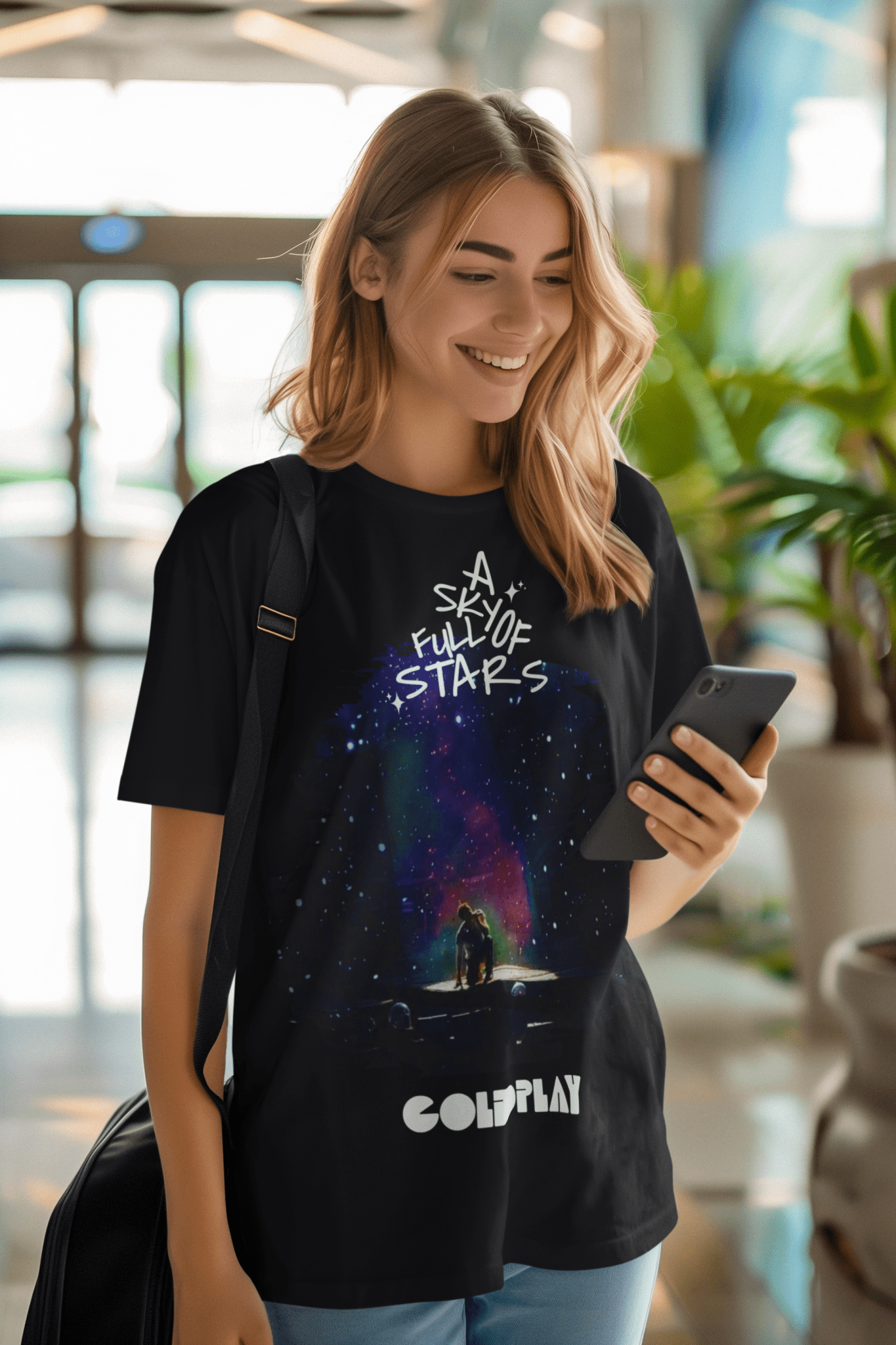 Premium Oversize Coldplay Concert T-Shirt – French Terry Cotton, 240 GSM - YORD