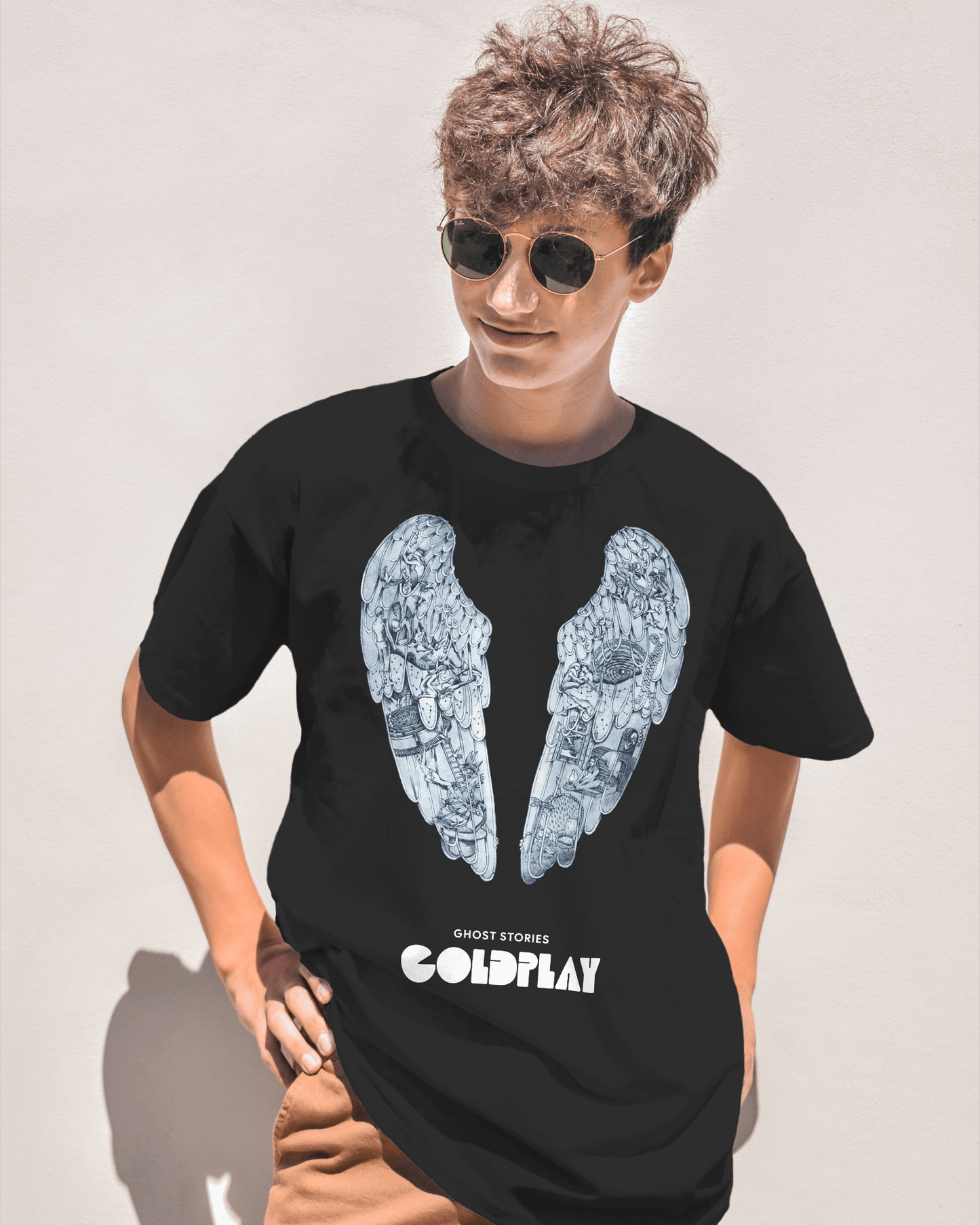 Premium Oversize Coldplay Concert T-shirt - French Terry Cotton 240 GSM - YORD