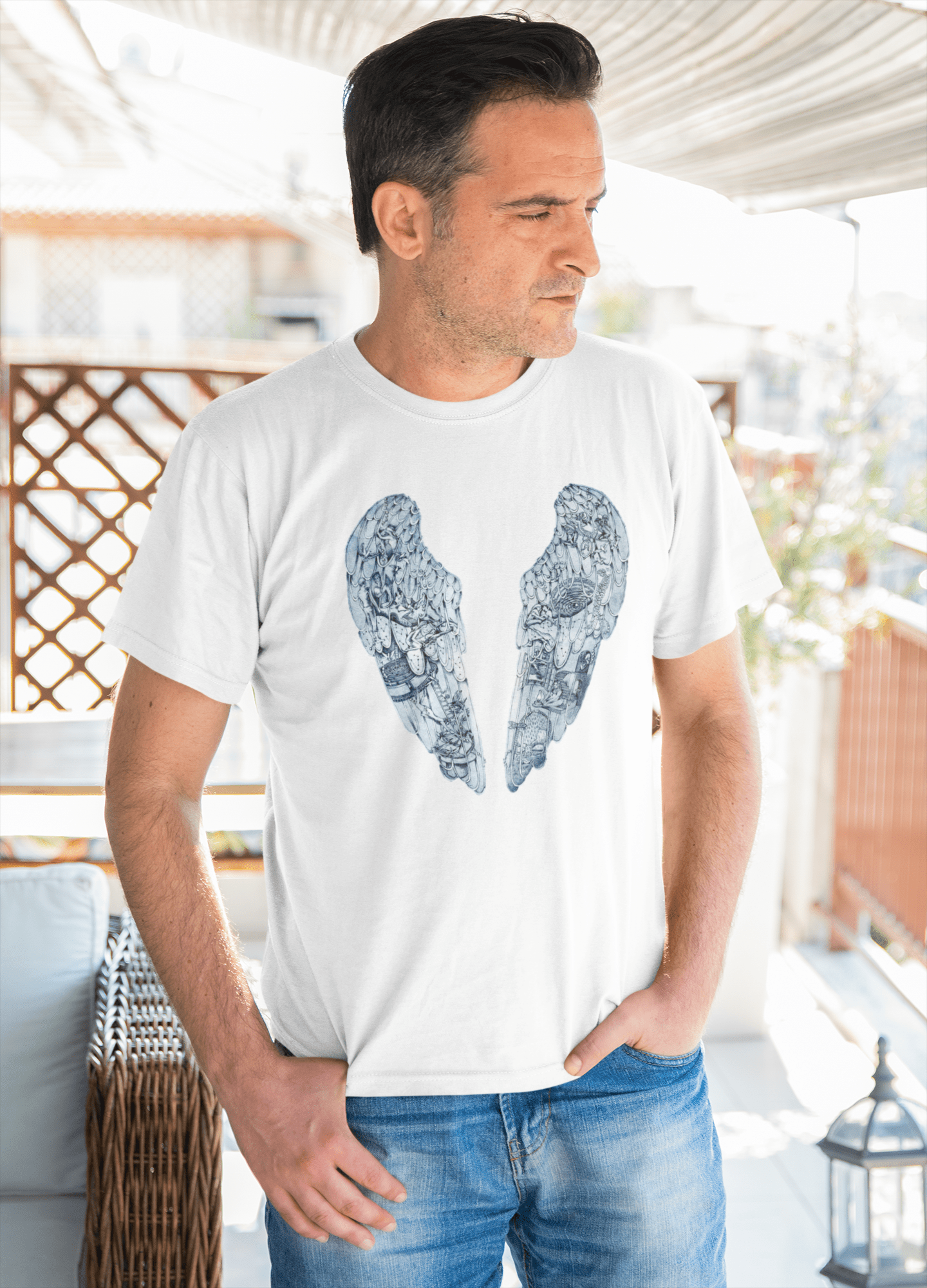 Premium Oversize Coldplay Concert T-shirt - French Terry Cotton 240 GSM - YORD
