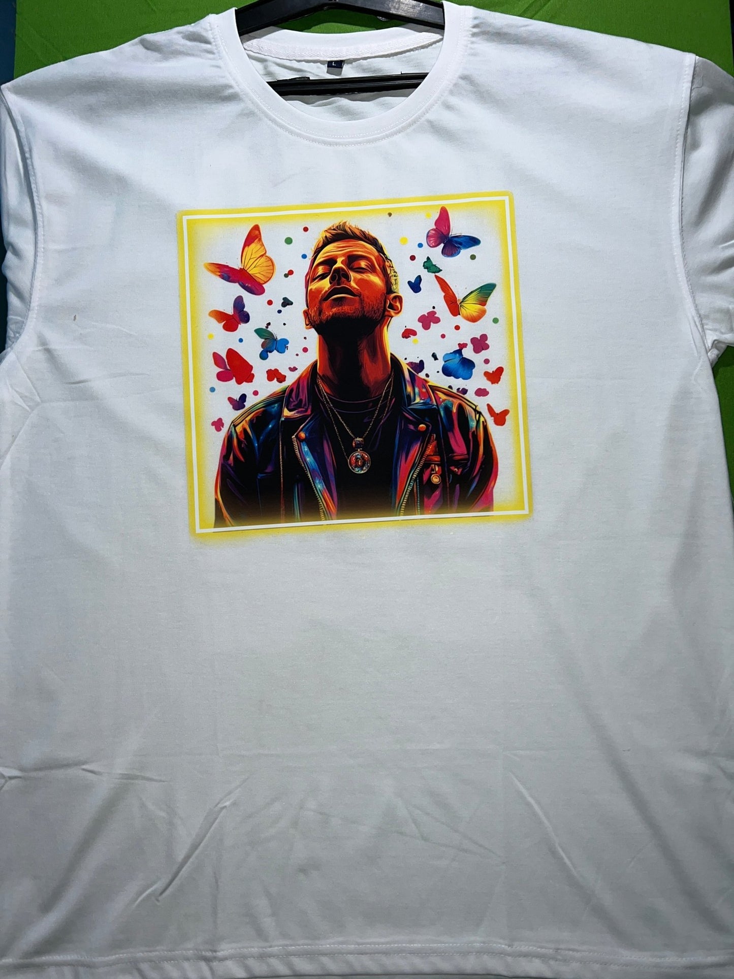 Premium Oversize Coldplay Concert T-Shirt - French Terry Cotton 240 GSM - YORD