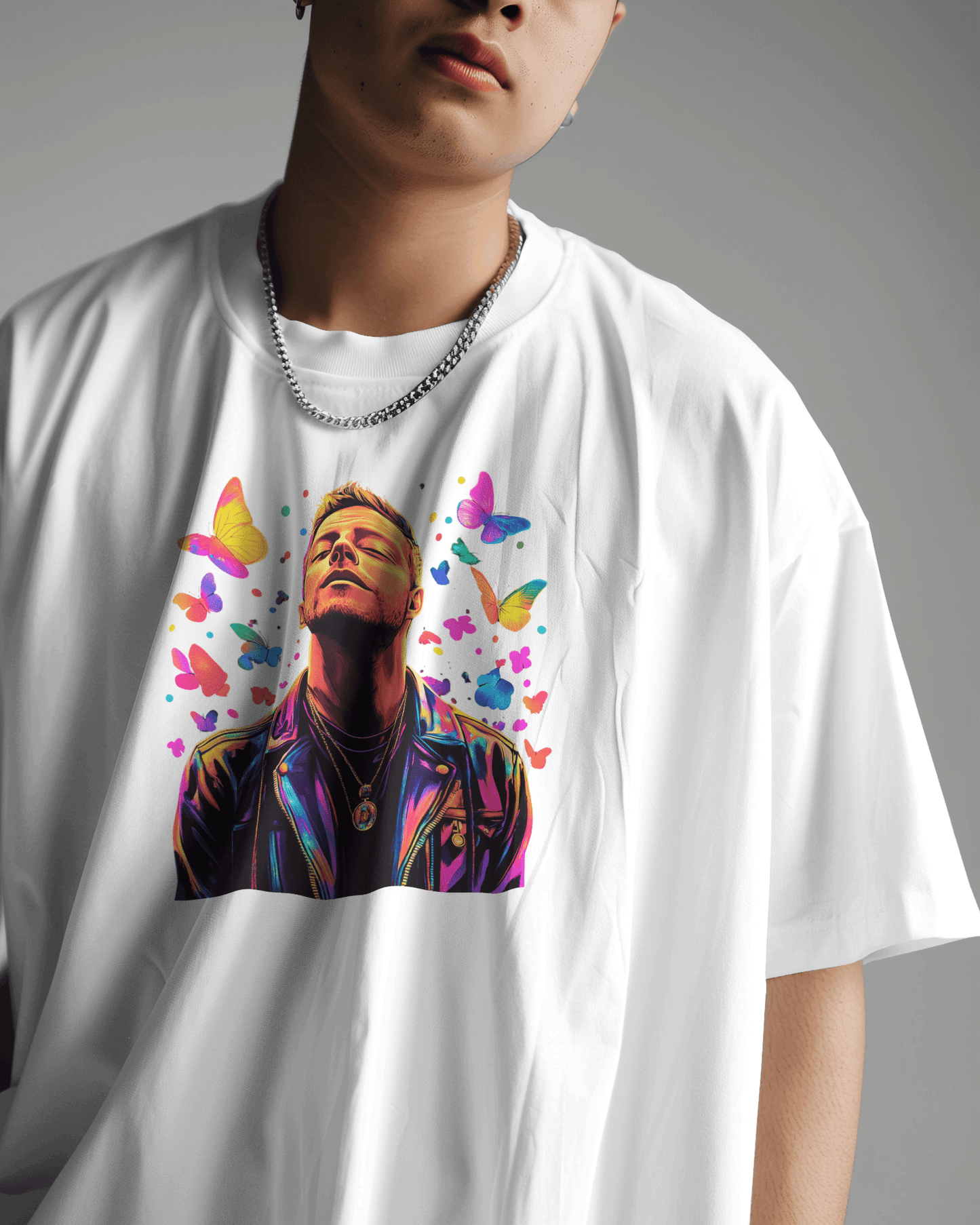 Premium Oversize Coldplay Concert T-Shirt - French Terry Cotton 240 GSM - YORD