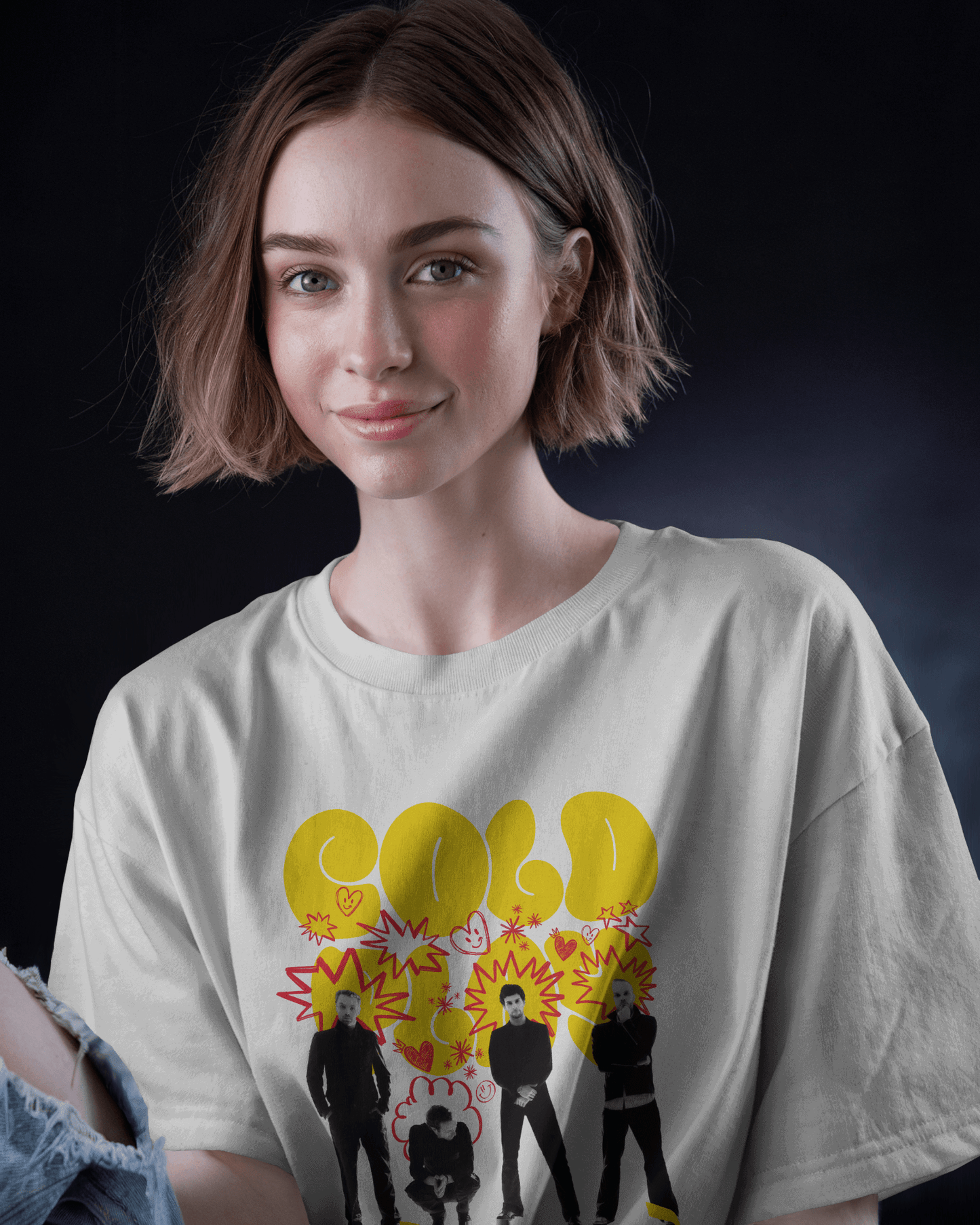 Premium Oversize Coldplay Concert T-Shirt - French Terry Cotton 240 GSM - YORD