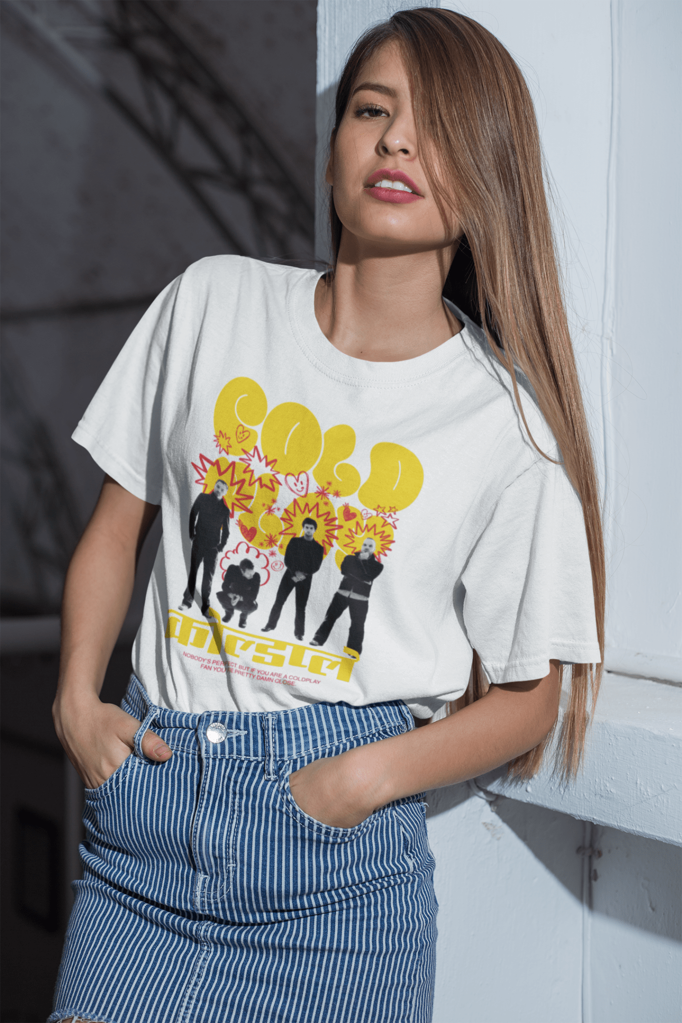 Premium Oversize Coldplay Concert T-Shirt - French Terry Cotton 240 GSM - YORD