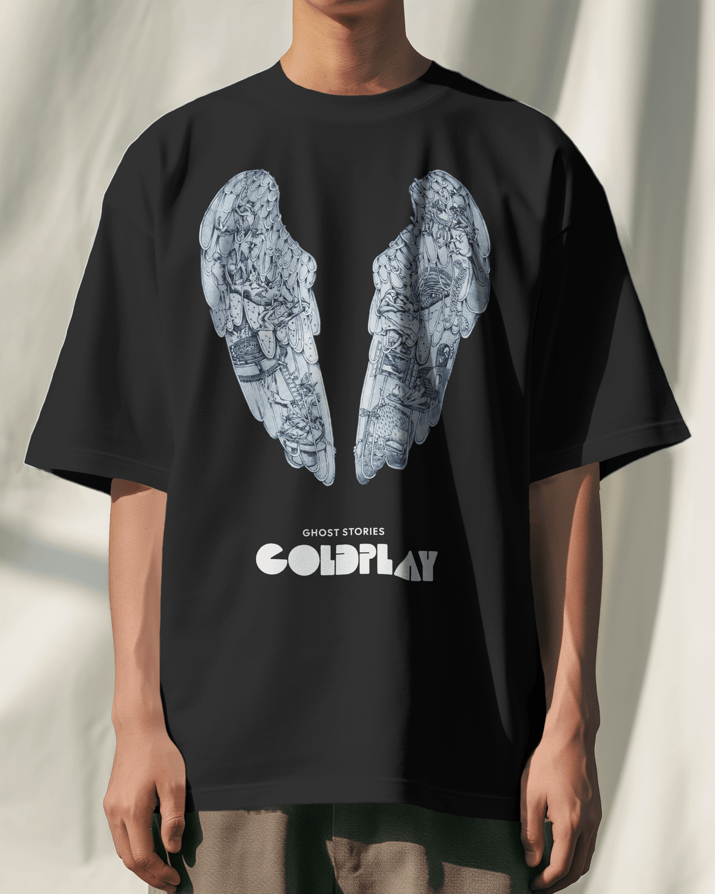 Premium Oversize Coldplay Concert T-shirt - French Terry Cotton 240 GSM - YORD