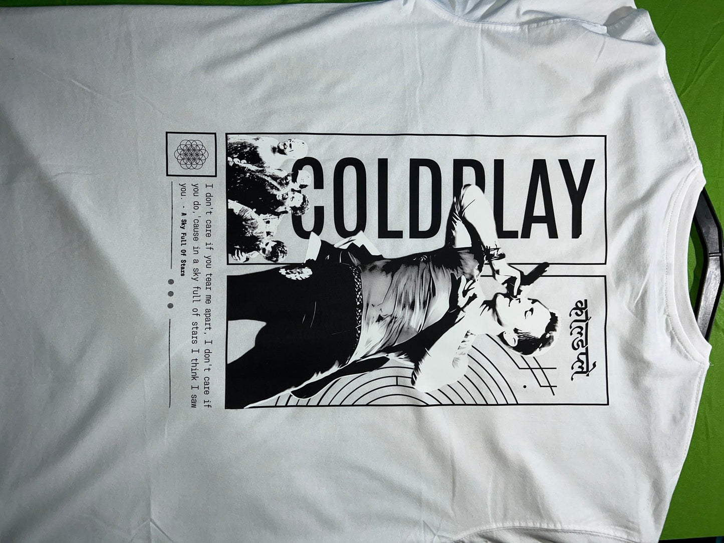 Premium Oversize Coldplay Concert T-Shirt – French Terry Cotton 240 GSM - YORD