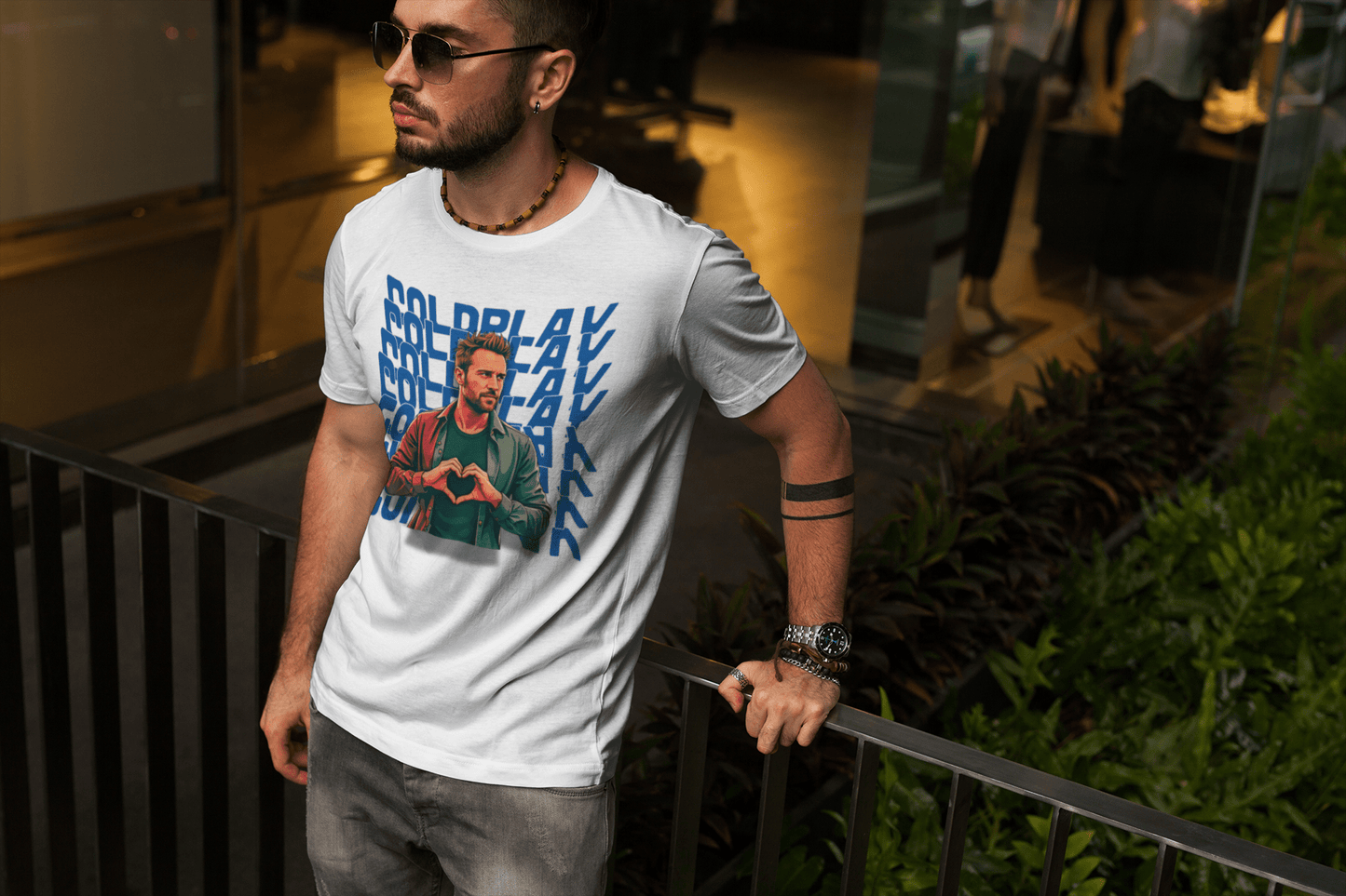 Premium Oversize Coldplay French Terry Cotton T-shirt - 240 GSM - YORD