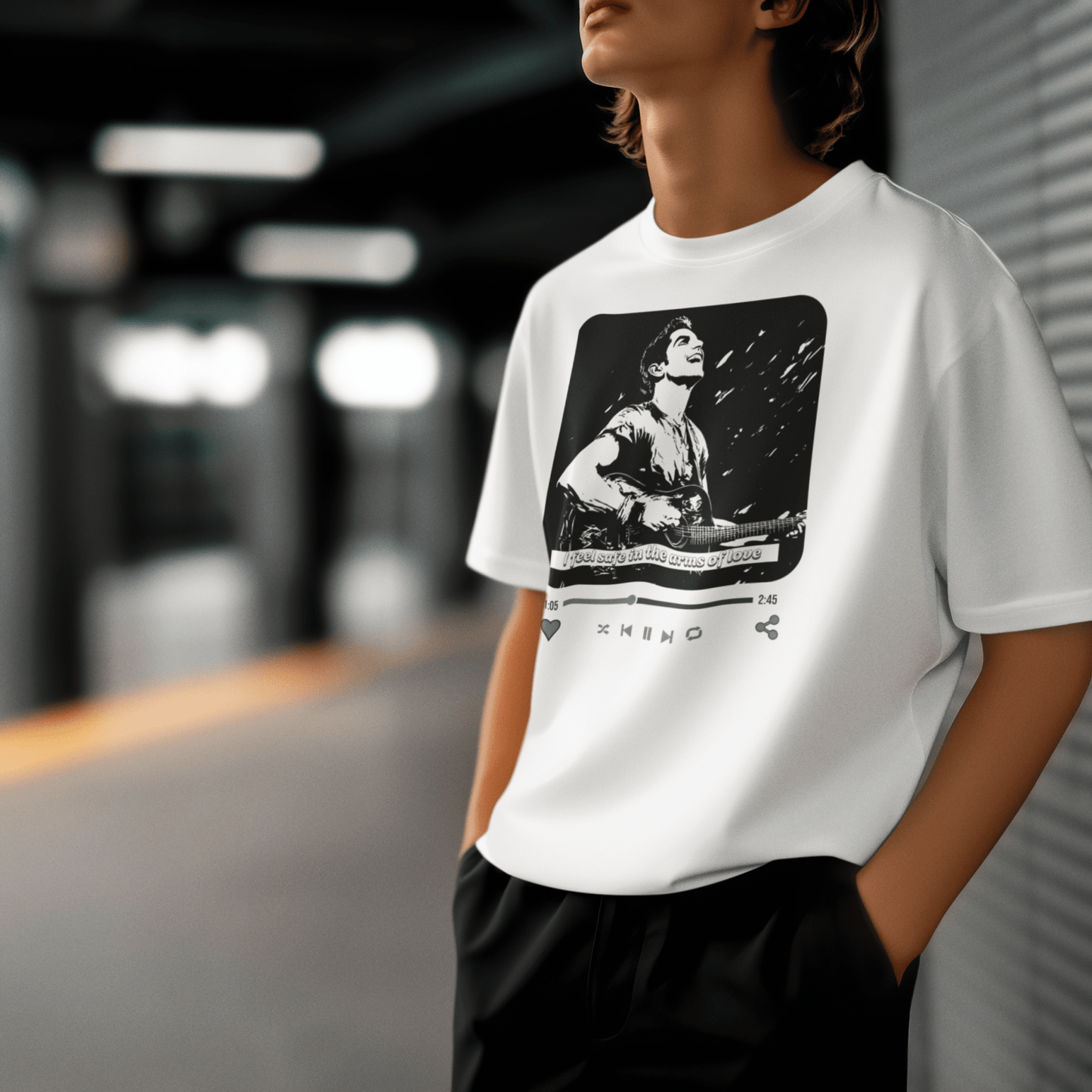 Premium Oversize French Terry Cotton Coldplay Concert T-Shirt – 240 GSM Luxury Fabric - YORD