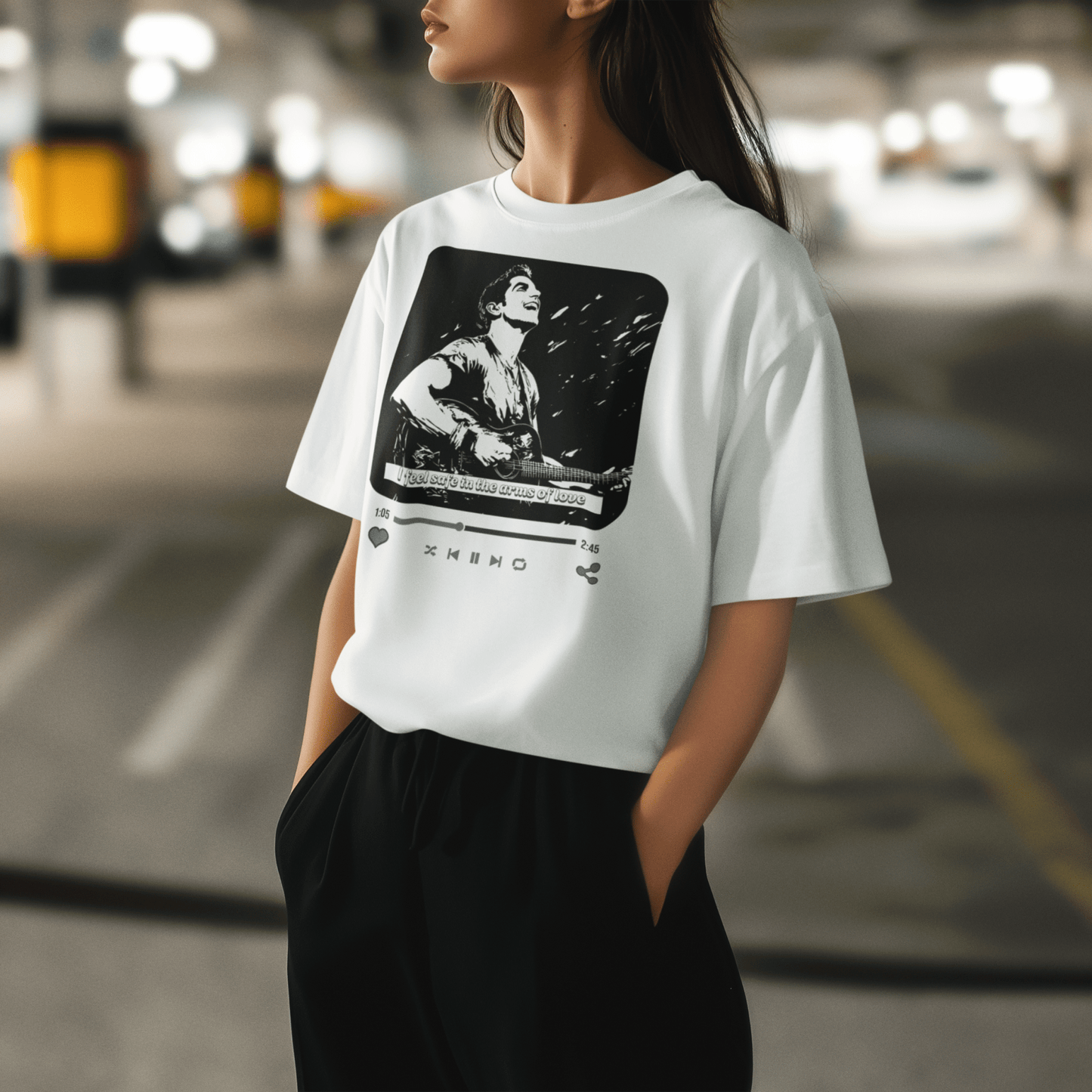 Premium Oversize French Terry Cotton Coldplay Concert T-Shirt – 240 GSM Luxury Fabric - YORD