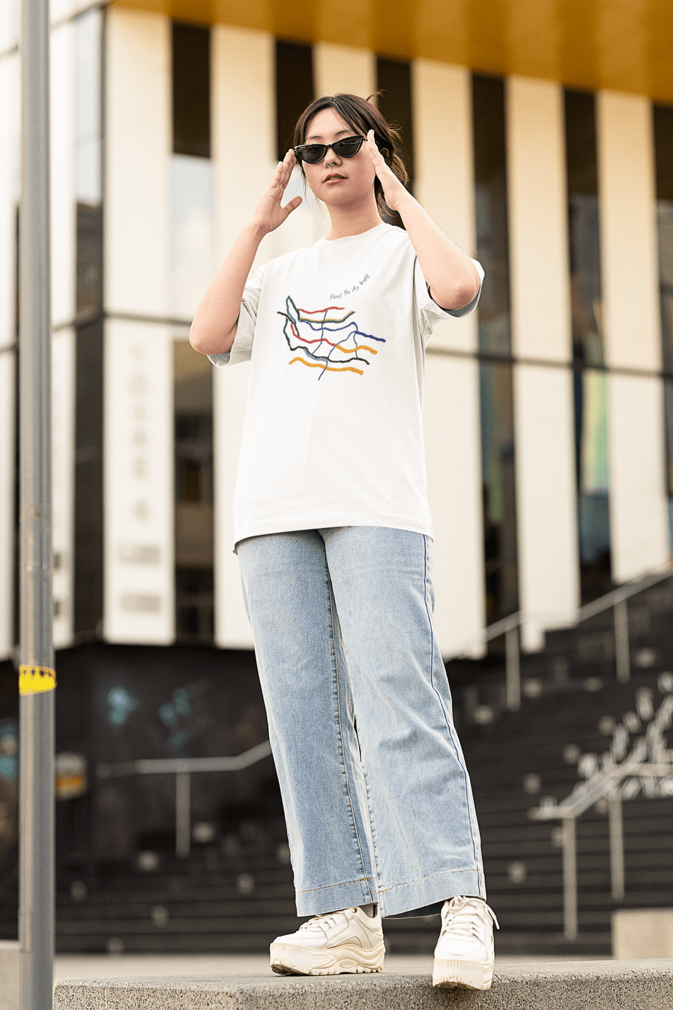 Premium Oversize French Terry Cotton Coldplay Concert T-Shirt - 240 GSM Luxury Fabric - YORD