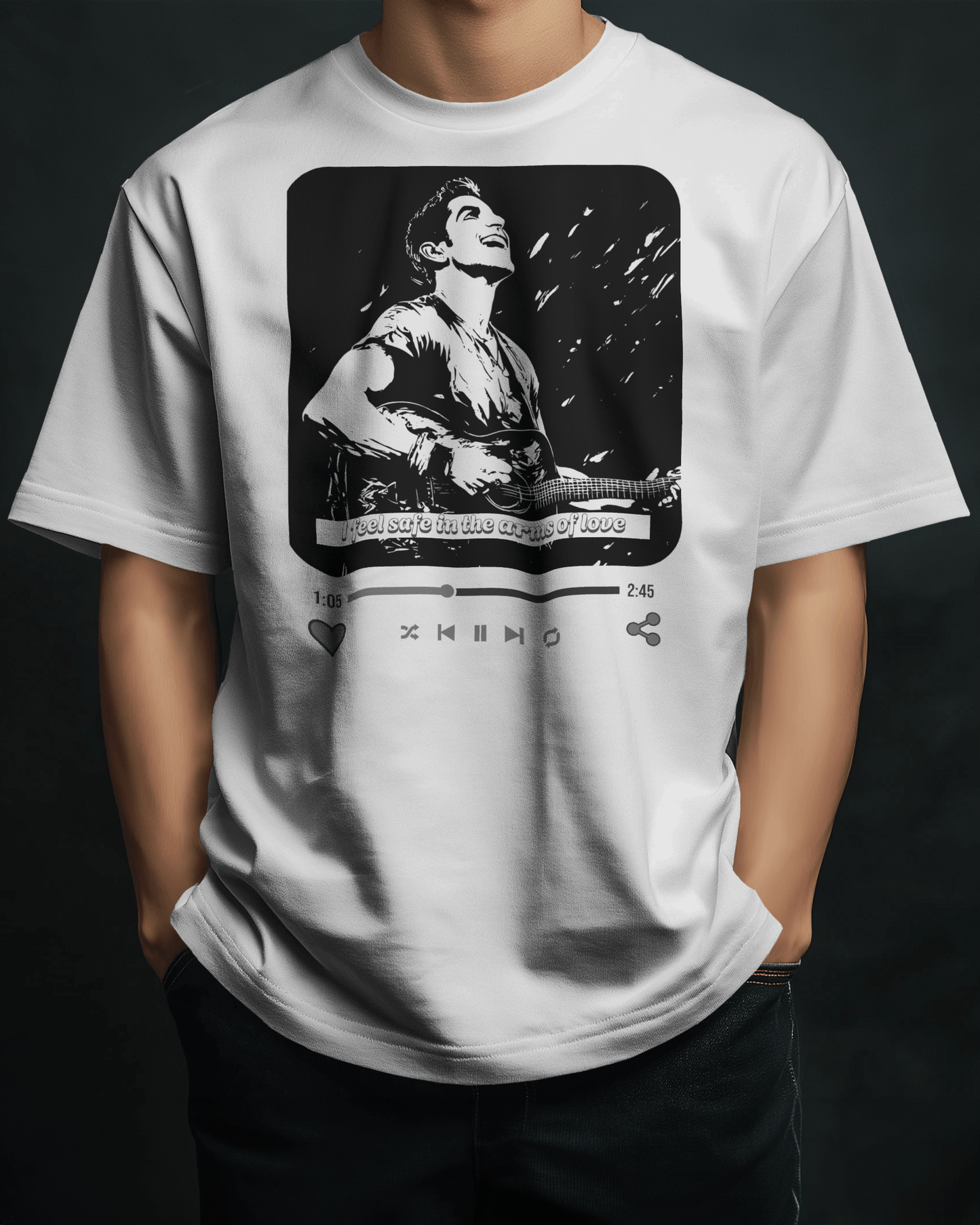 Premium Oversize French Terry Cotton Coldplay Concert T-Shirt – 240 GSM Luxury Fabric - YORD