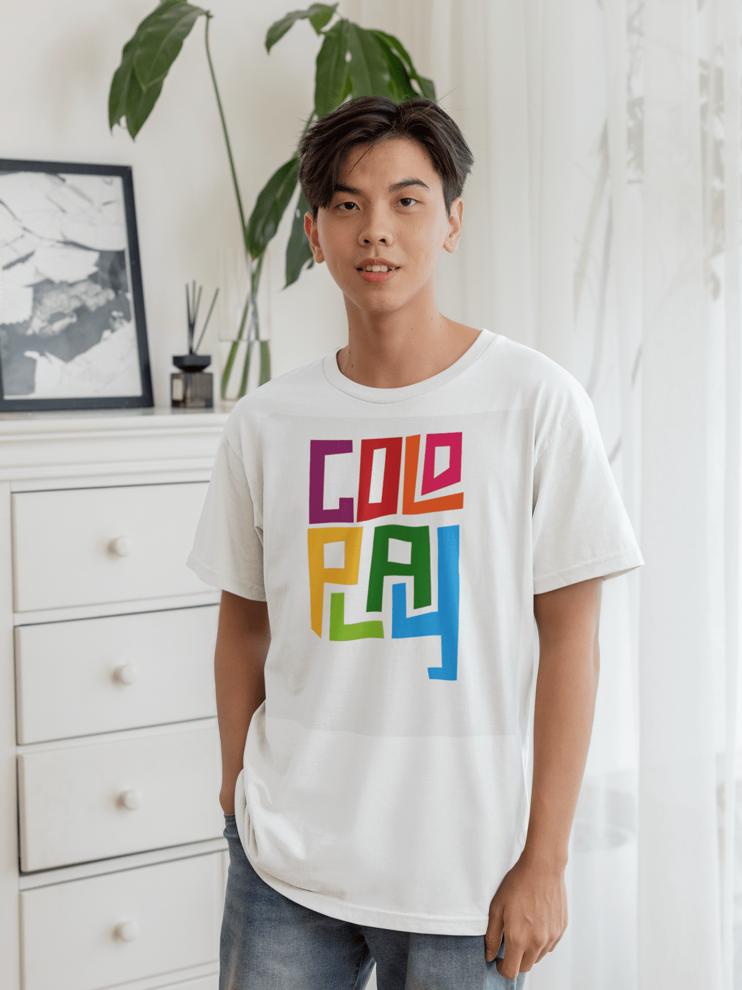 Premium Oversized Coldplay Concert T-Shirt - French Terry Cotton 240 GSM - YORD
