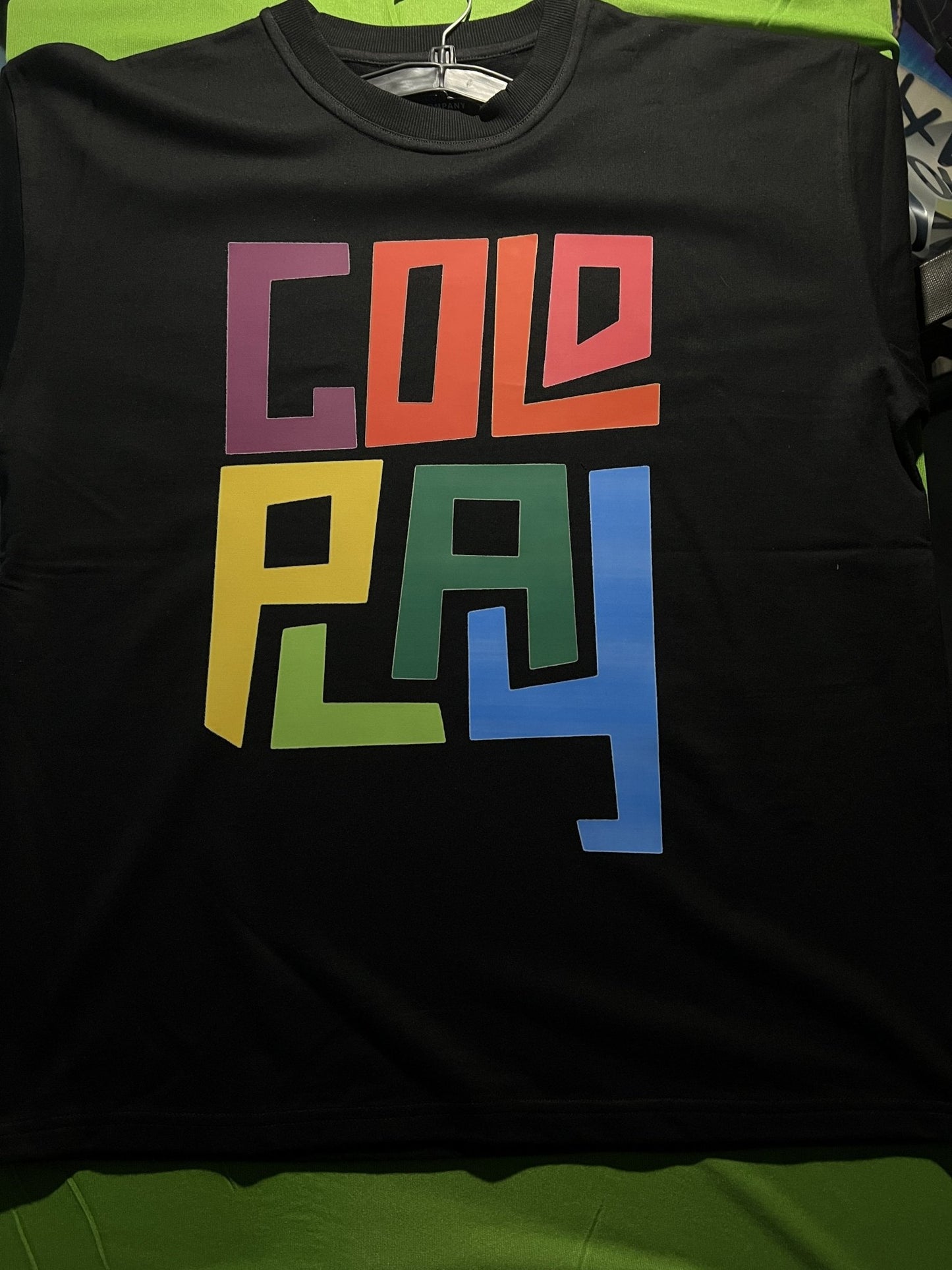 Premium Oversized Coldplay Concert T-Shirt - French Terry Cotton 240 GSM - YORD
