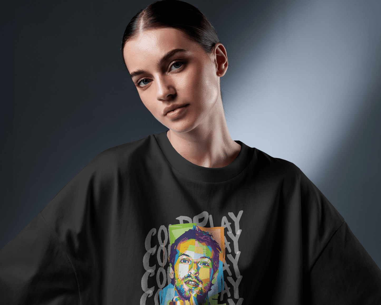Premium Oversized Coldplay Concert T-Shirt - French Terry Cotton 240 GSM - YORD