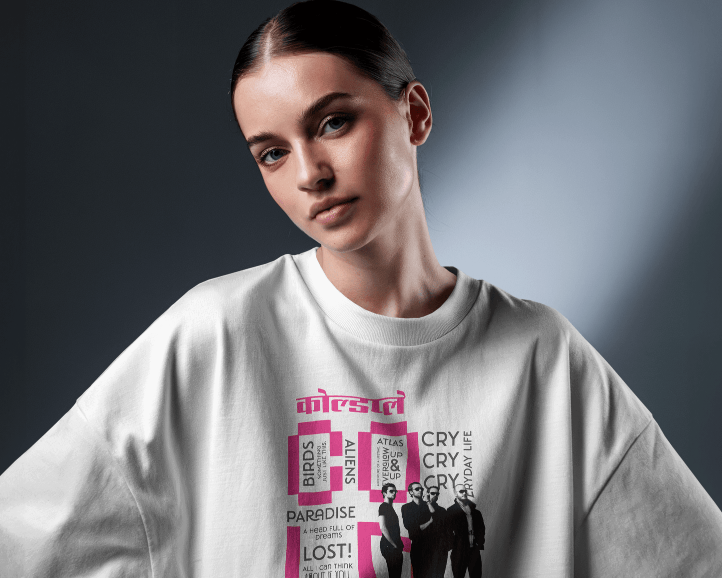 Premium Oversized Coldplay Concert T-shirt – French Terry Cotton 240 GSM - YORD