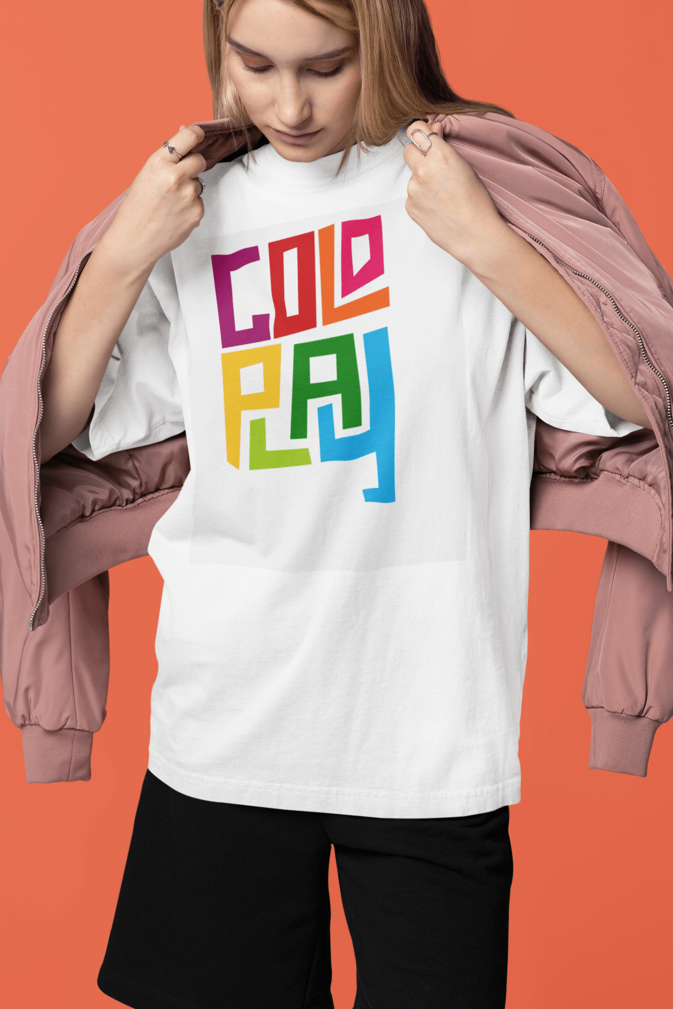 Premium Oversized Coldplay Concert T-Shirt - French Terry Cotton 240 GSM - YORD