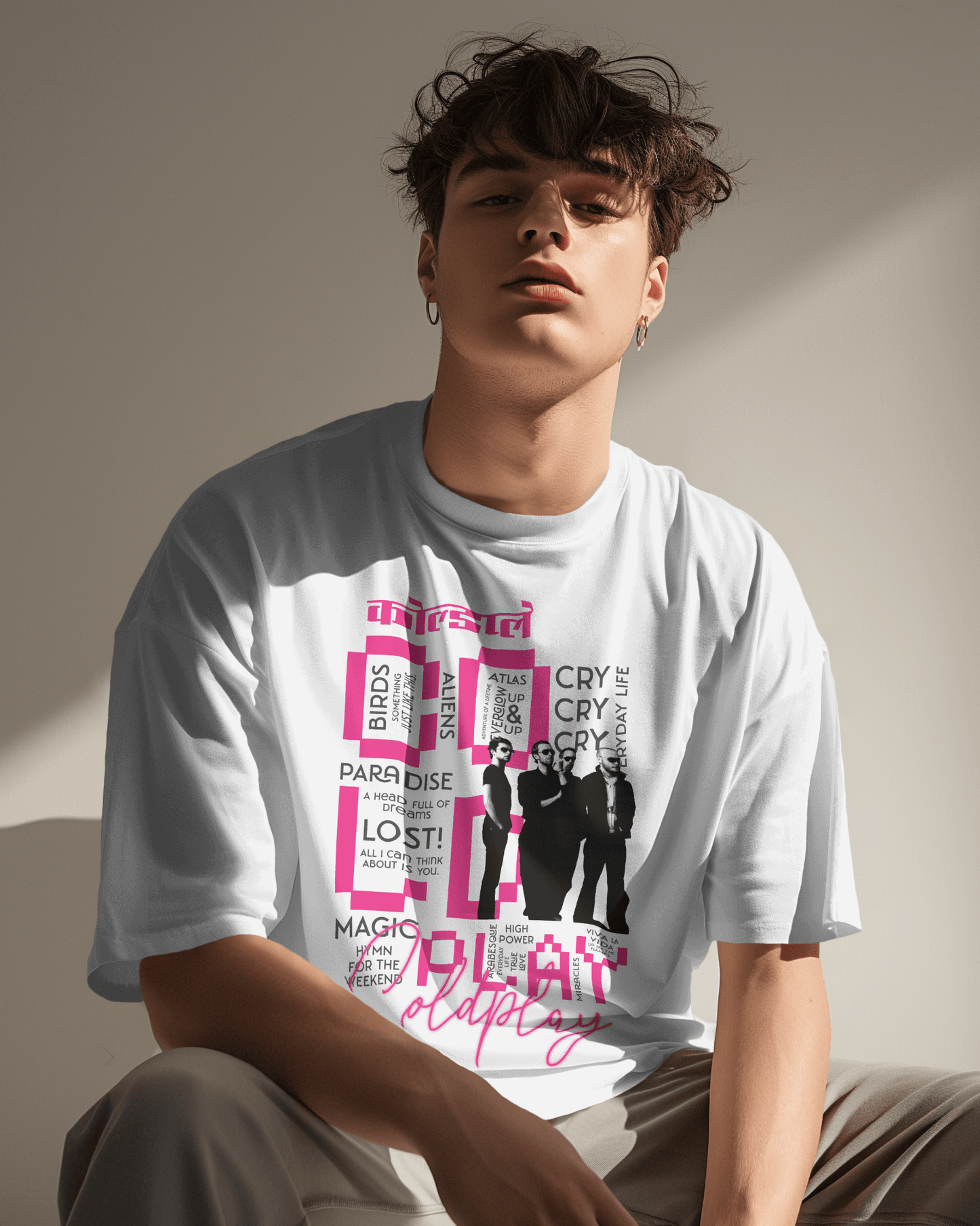 Premium Oversized Coldplay Concert T-shirt – French Terry Cotton 240 GSM - YORD