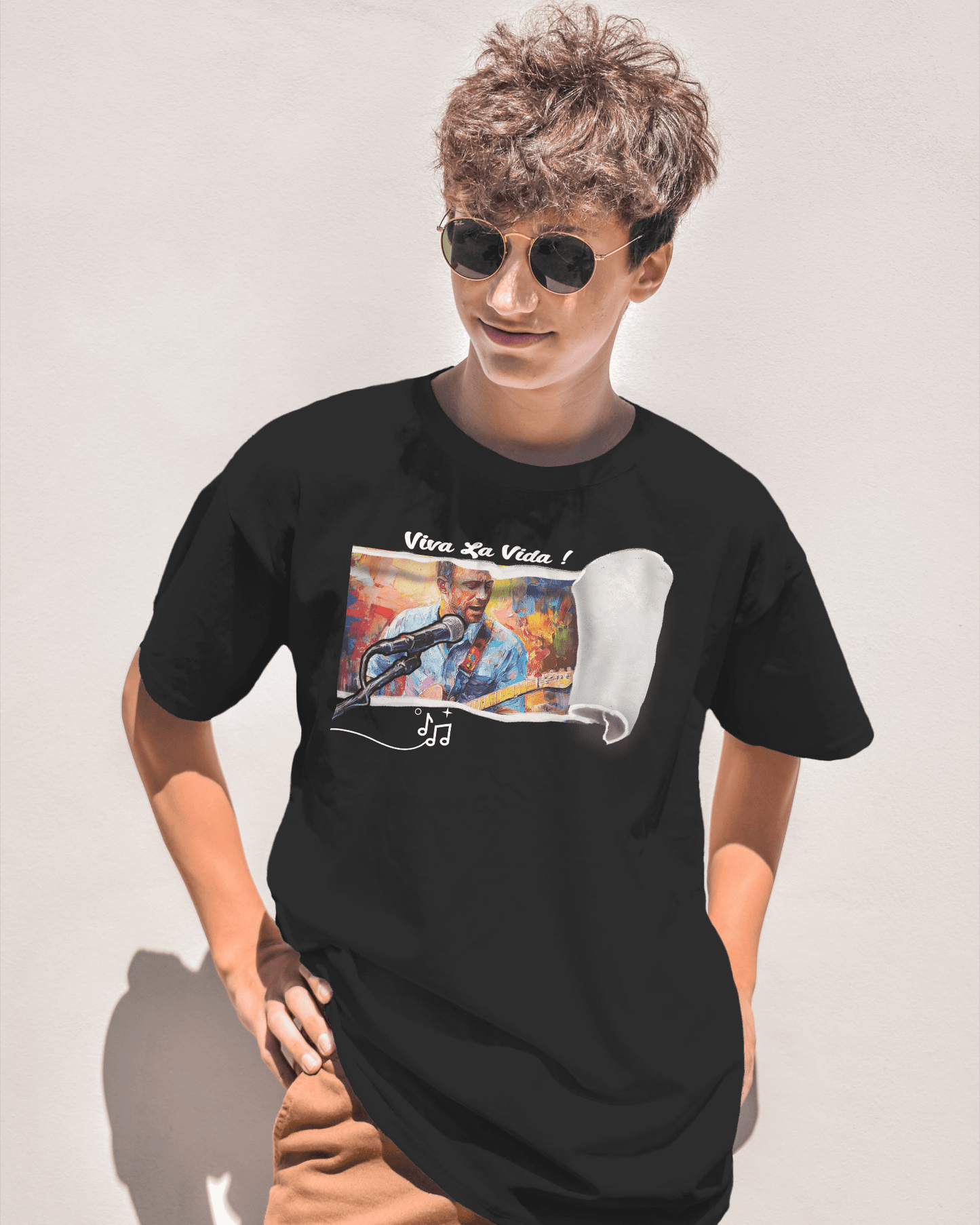 Premium Oversized French Terry Cotton 240 GSM Coldplay Concert T-Shirt – Luxury Art - Inspired Design - YORD