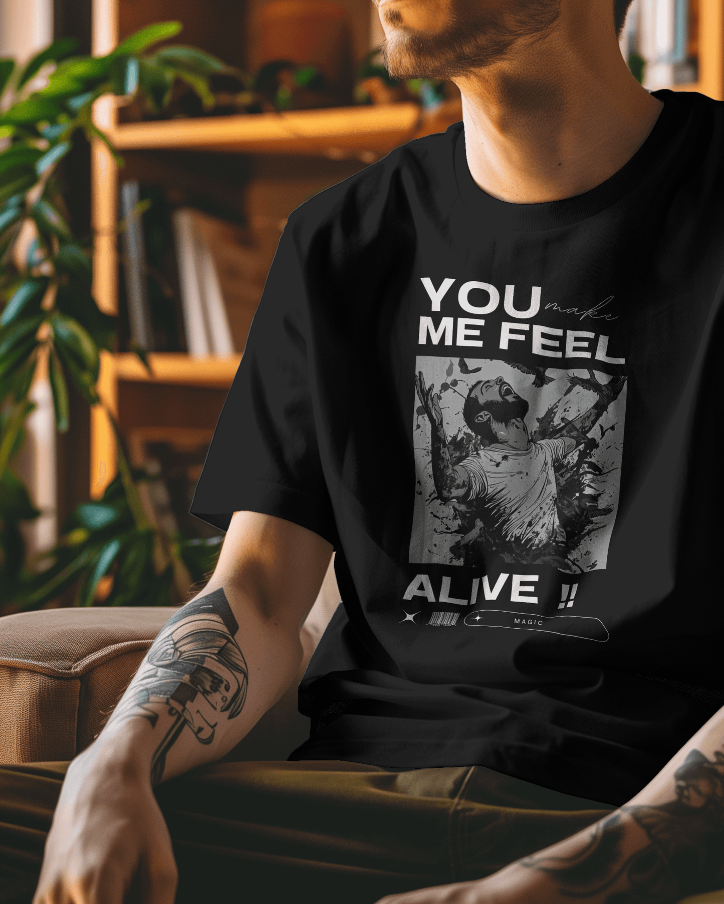 Premium Oversized French Terry Cotton Coldplay Concert T-shirt – 240 GSM - YORD