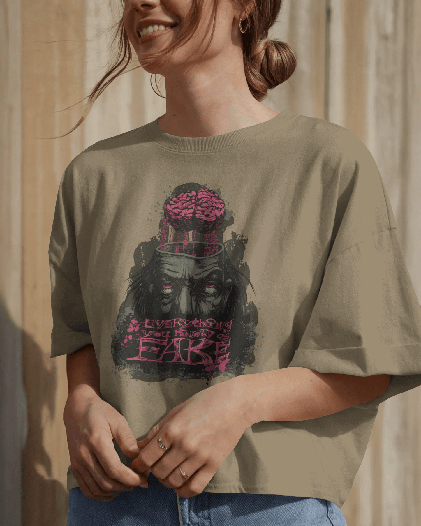 Premium Oversized 'Have A Seat' Graphic T-shirt - YORD