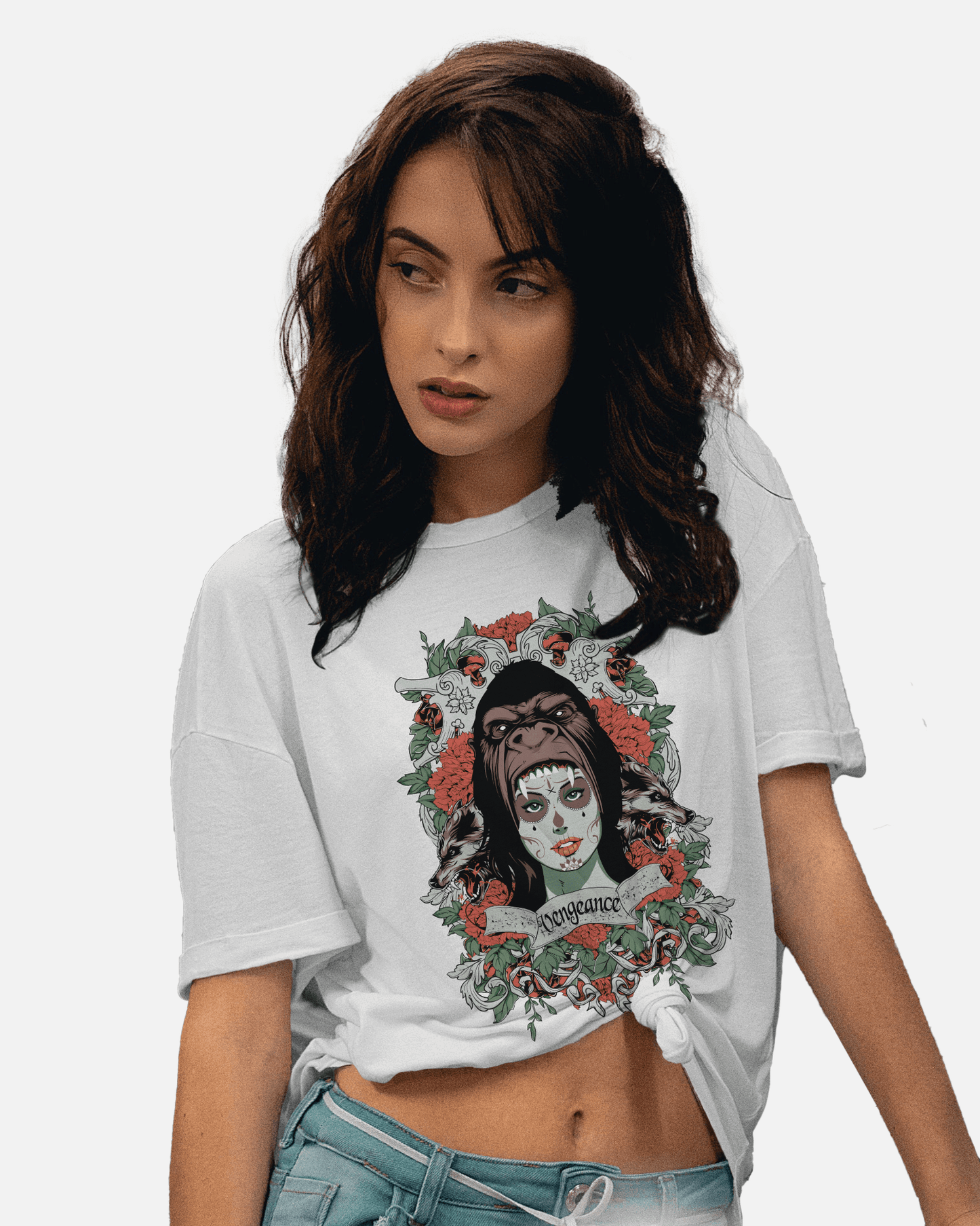 Premium Vengeance Gothic Art Regular T-shirt - YORD