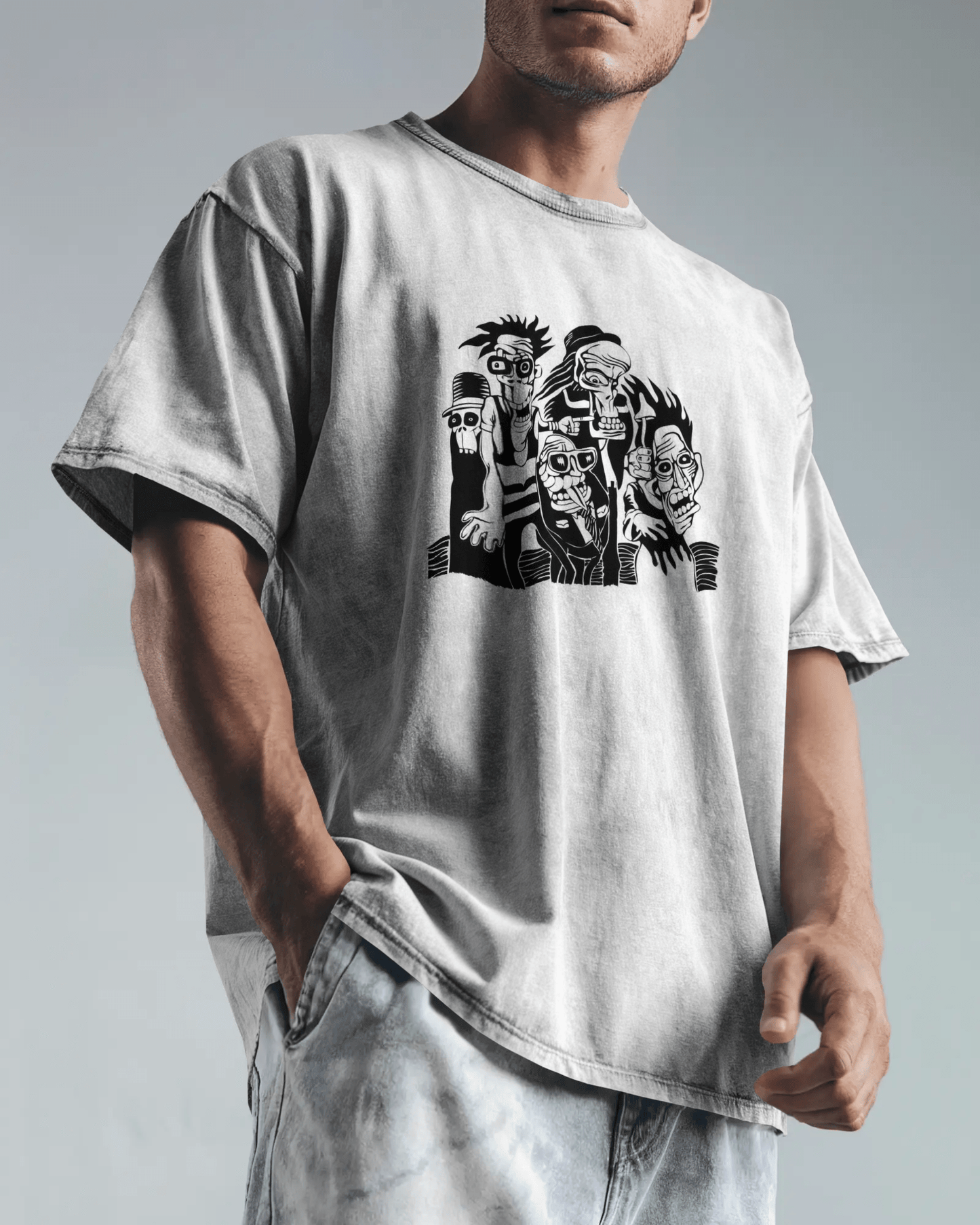 Premium Zombie Squad Oversized T-shirt | Limited Edition - YORD