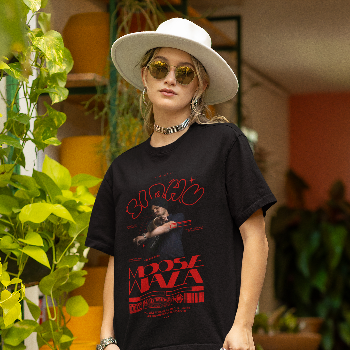 Premium Oversized Sidhu Moose Wala Tribute T-shirt | Limited Edition